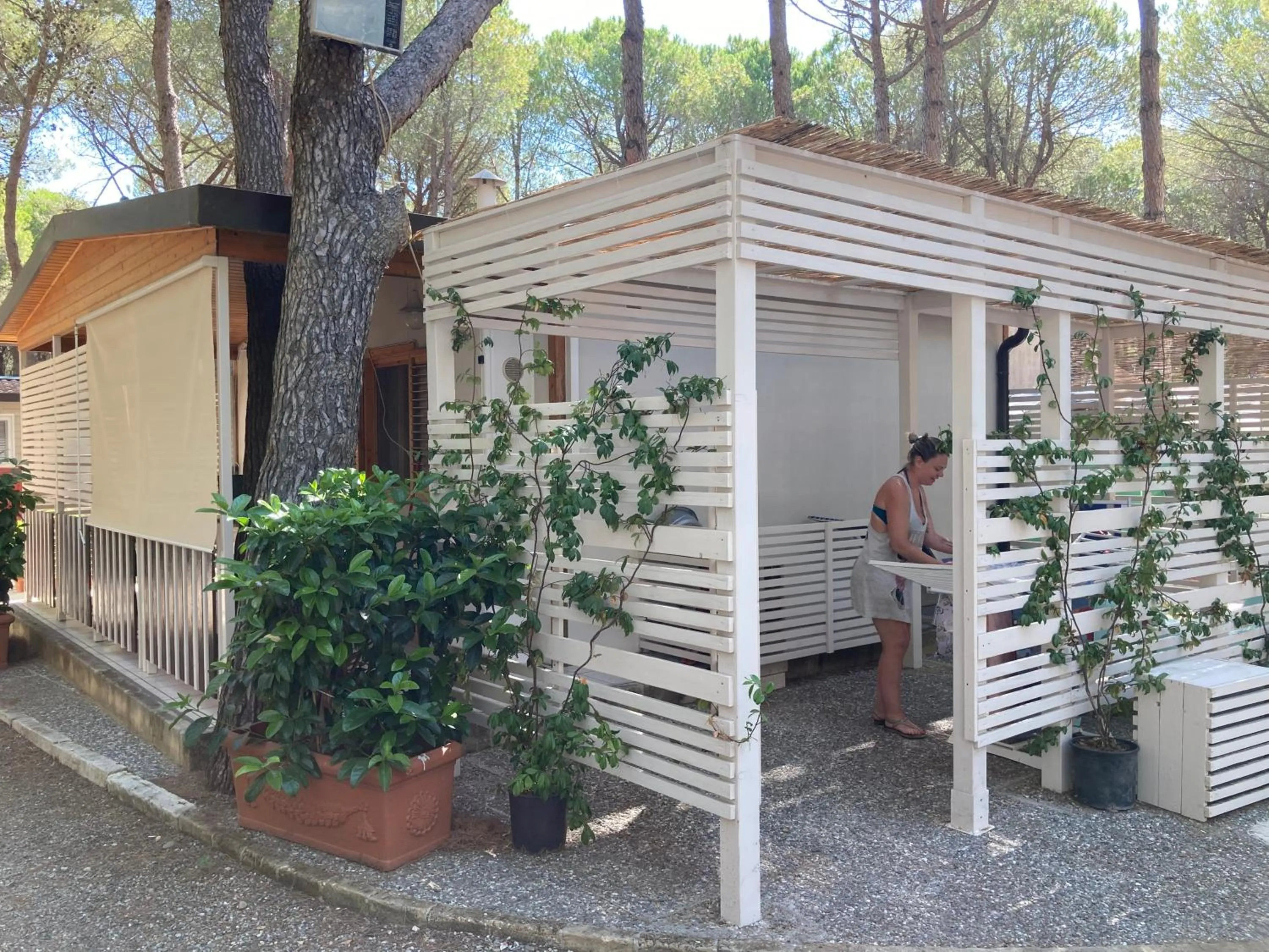 Patio in Riva dei Greci Camping Village