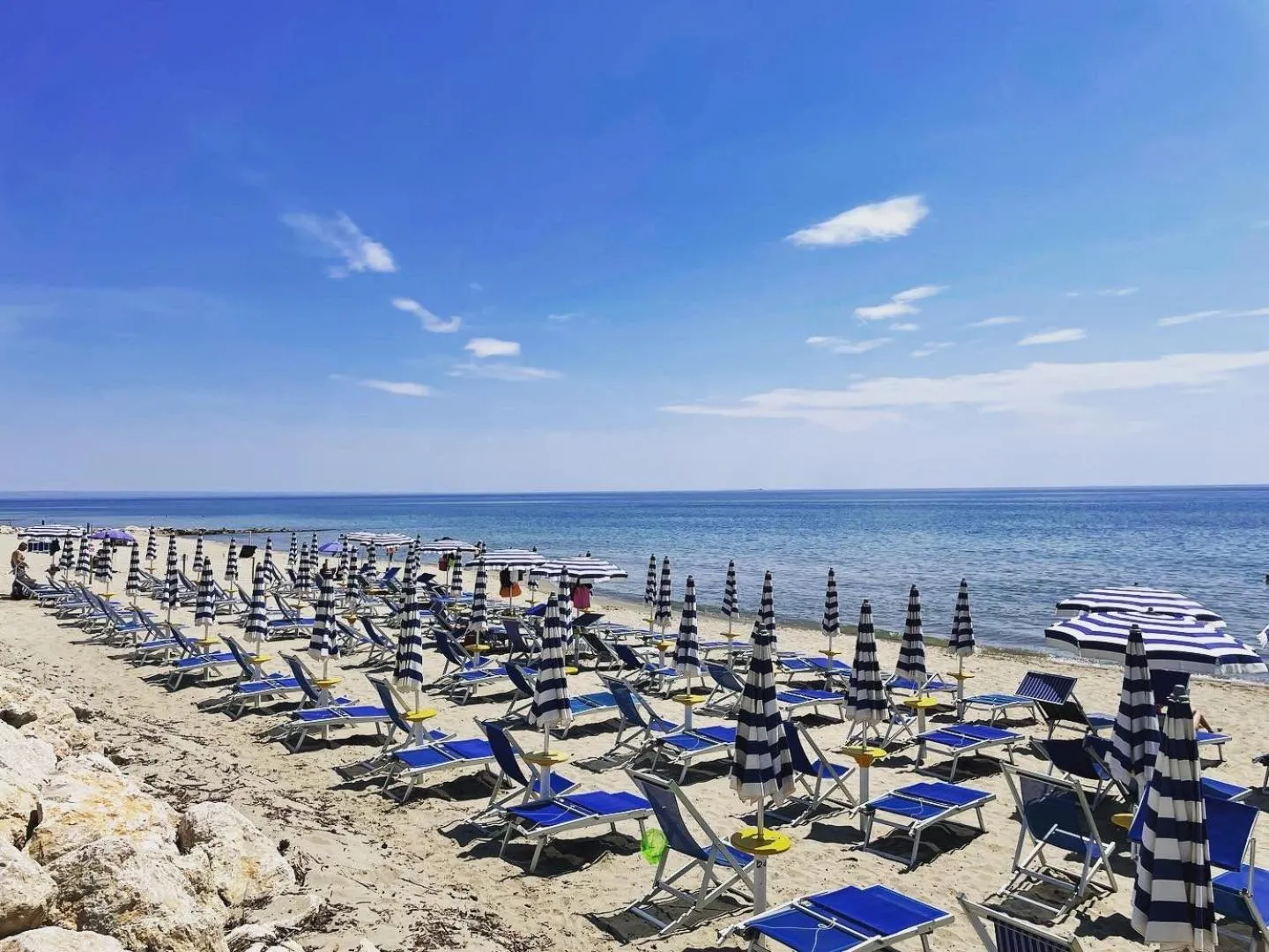 Beach in Riva dei Greci Camping Village
