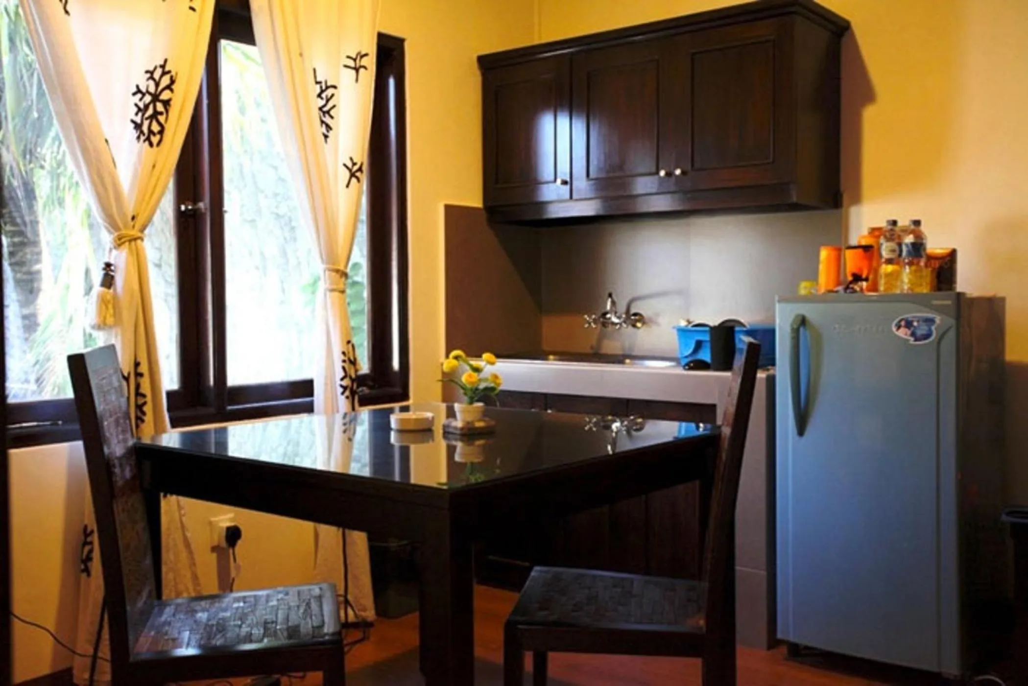 Kitchen or kitchenette in Niramaya Villa
