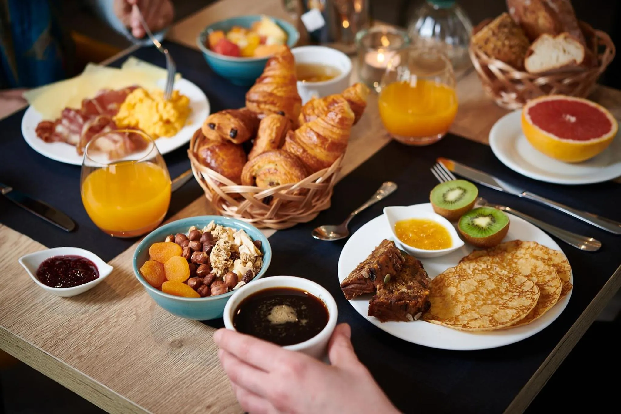 Breakfast in Les Terrasses d'Atlanthal