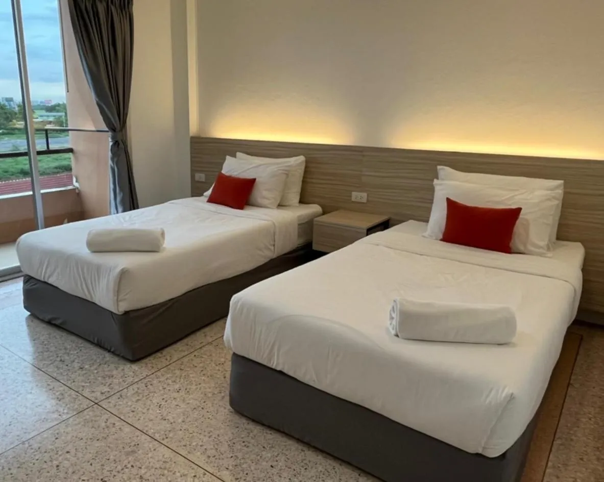 Bed in A.K. Terrace Hotel