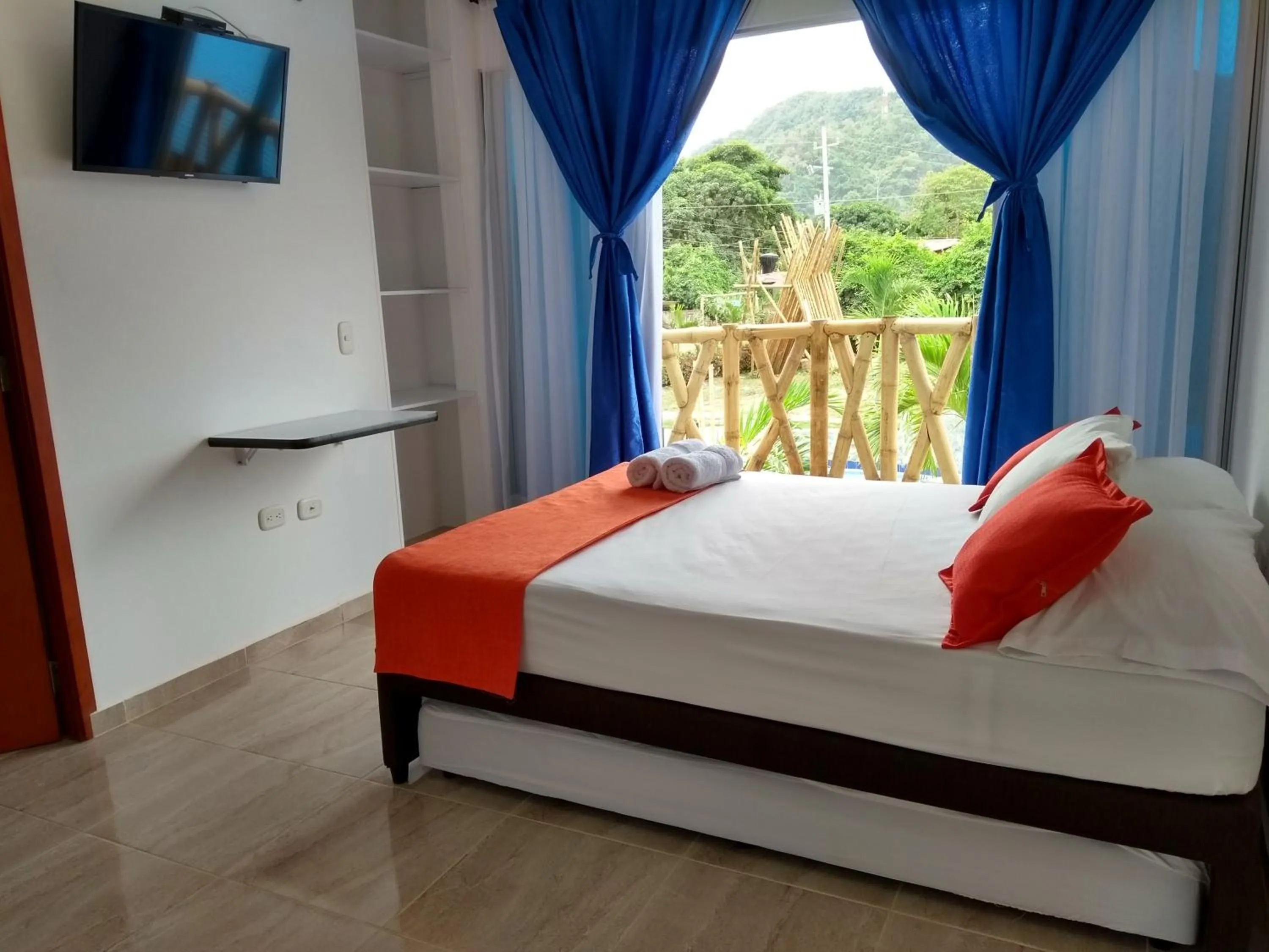 Bed in La Rivera Playa Palomino