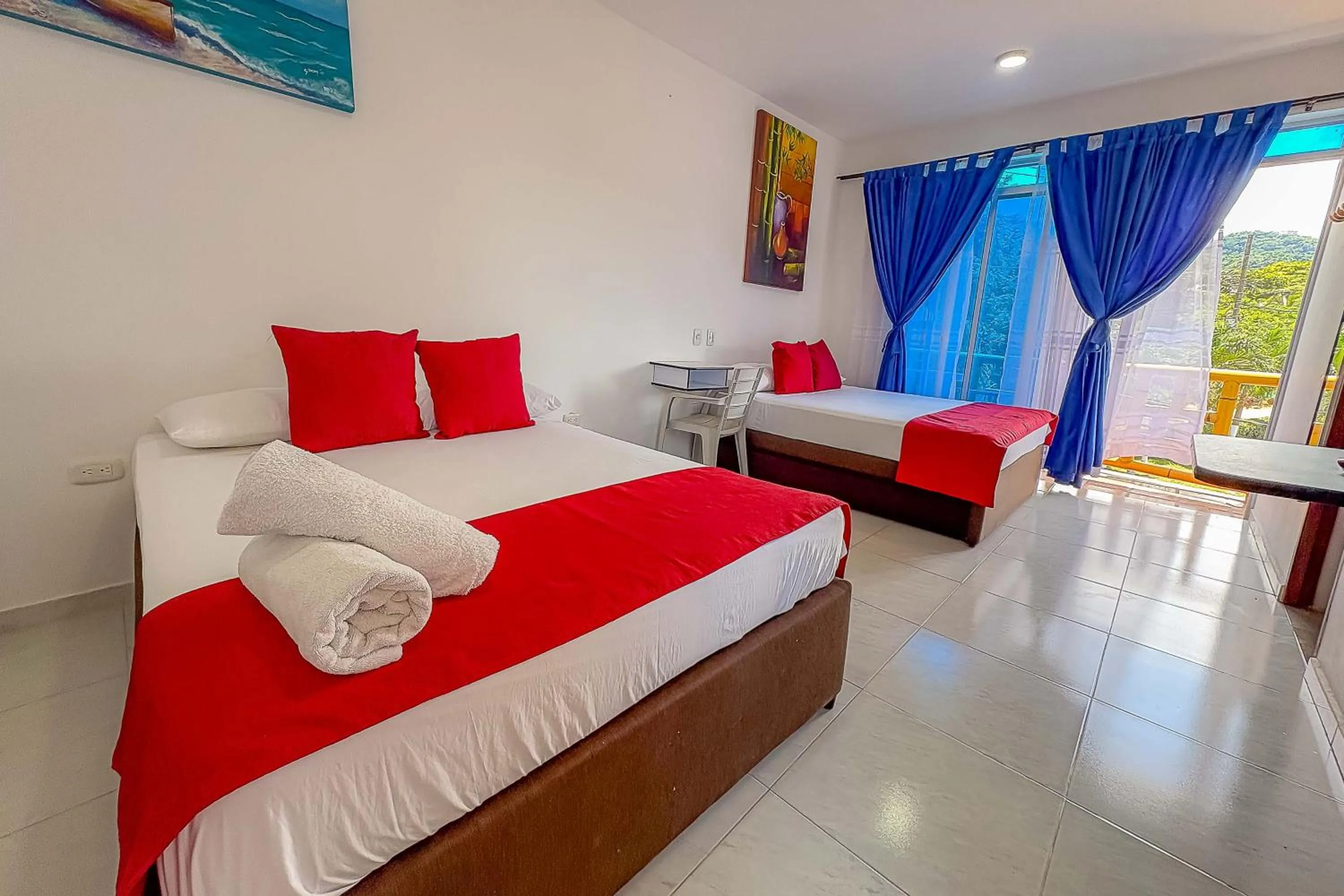 Photo of the whole room, Bed in La Rivera Playa Palomino