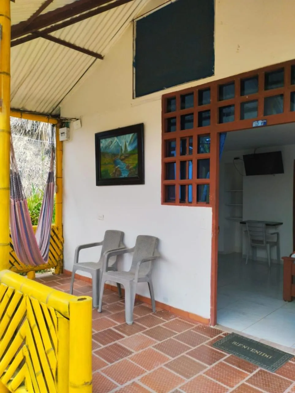 Patio in La Rivera Playa Palomino