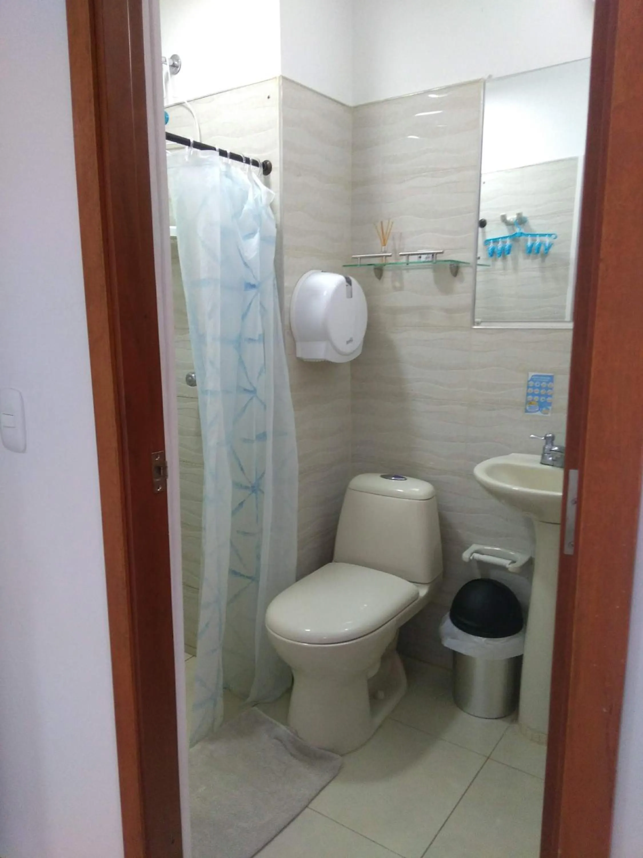 Shower in La Rivera Playa Palomino