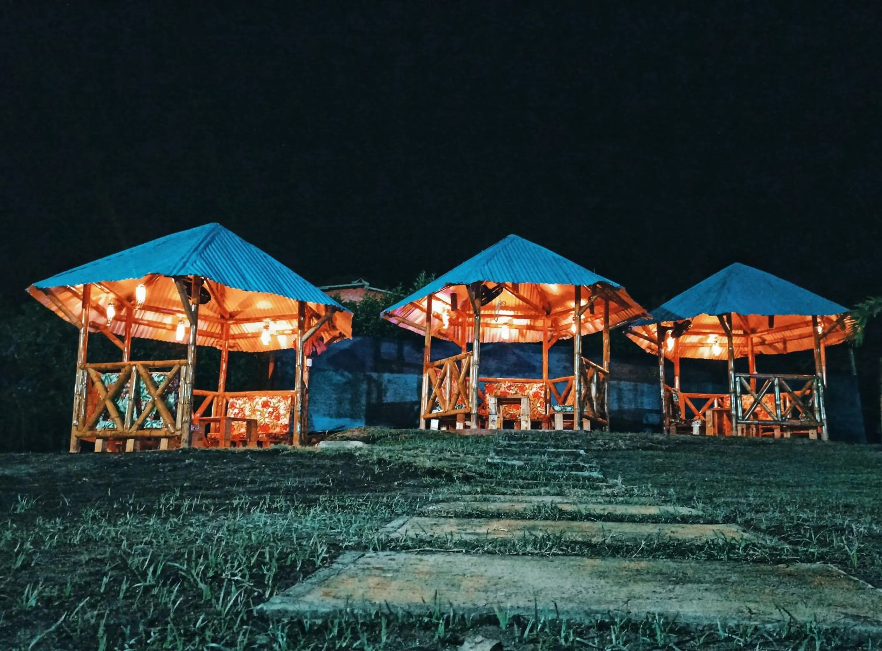 Patio in La Rivera Playa Palomino