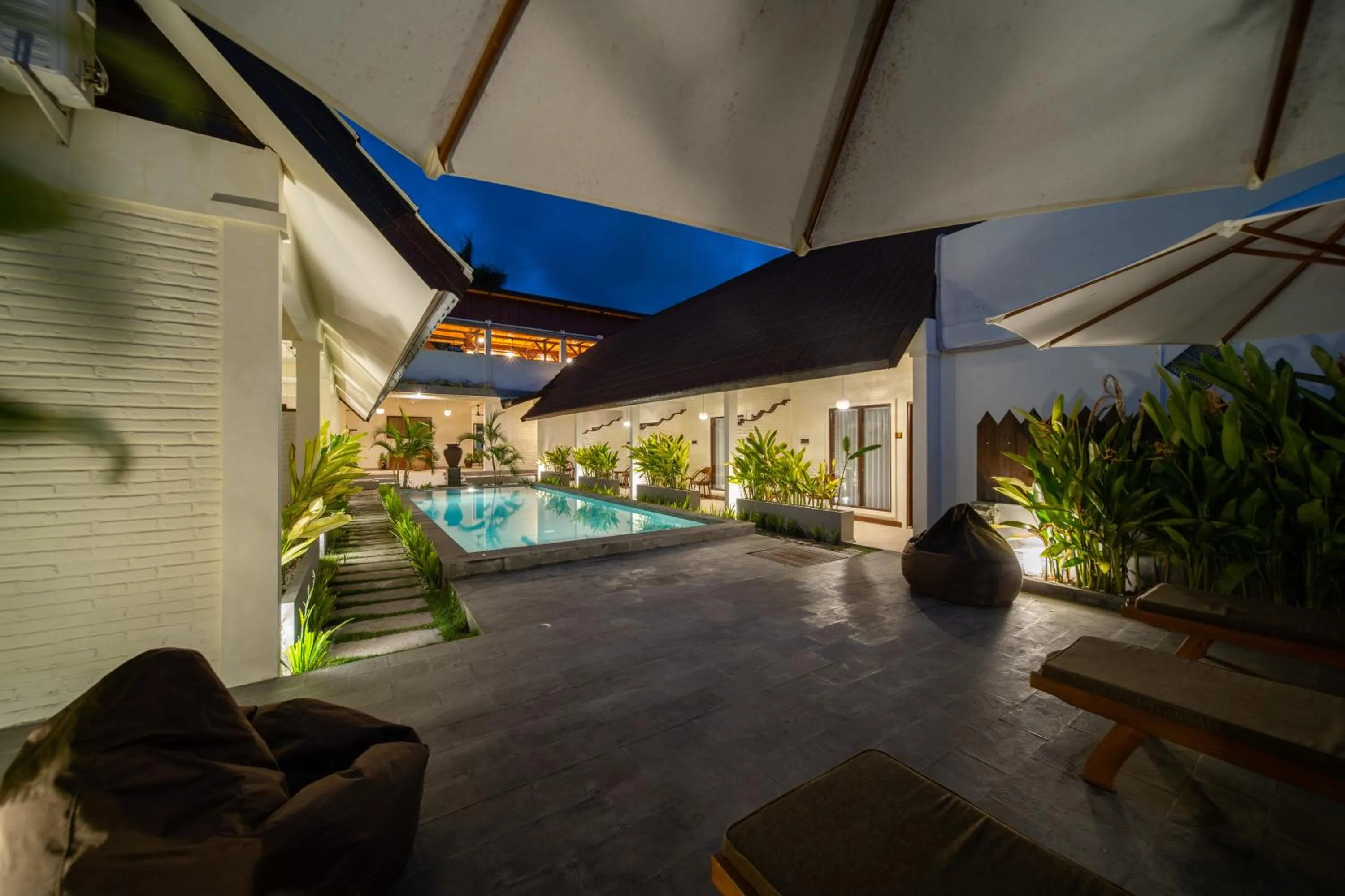 Balcony/Terrace in Bruga Villas Restaurant and Spa