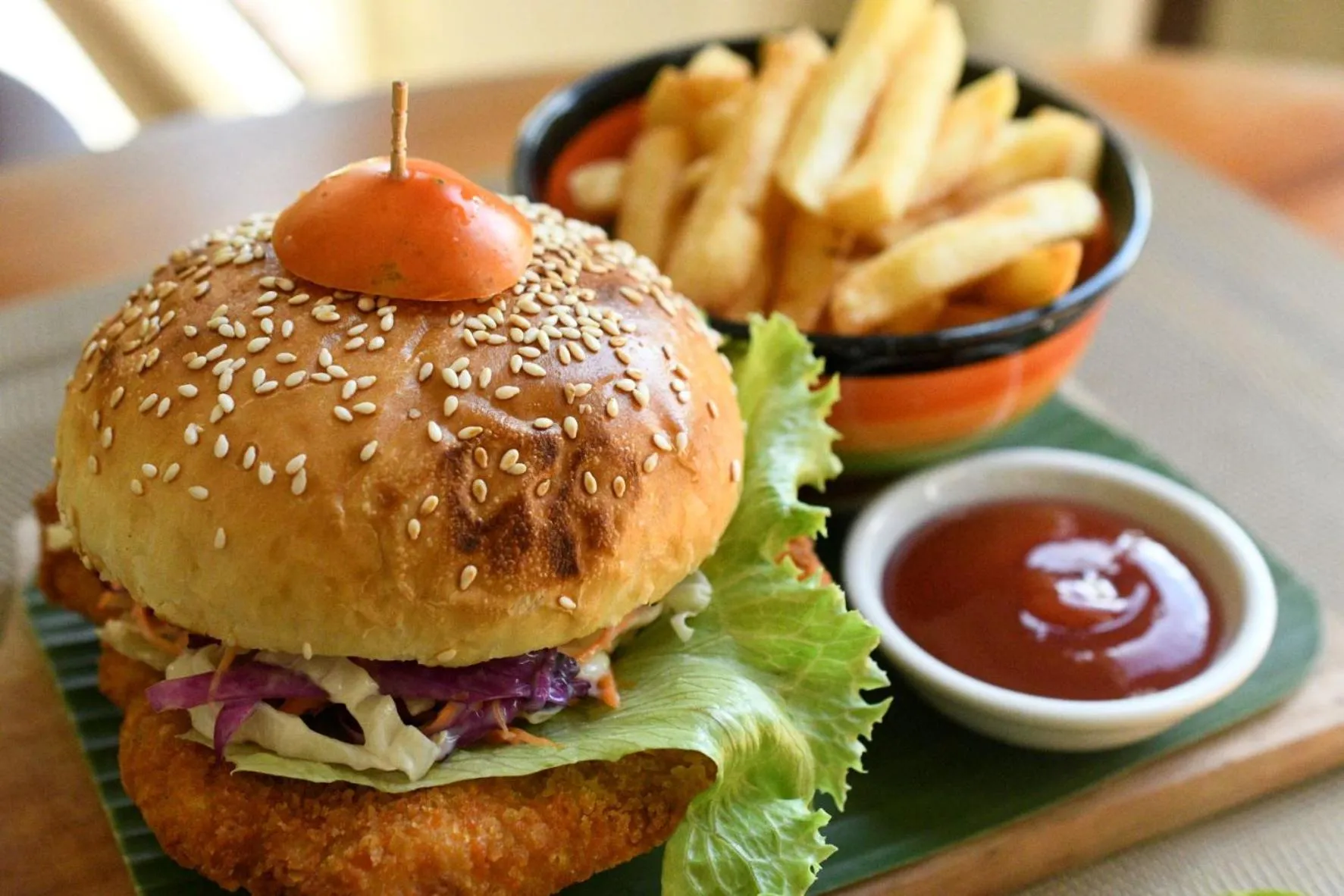 Food in Bruga Villas Restaurant and Spa