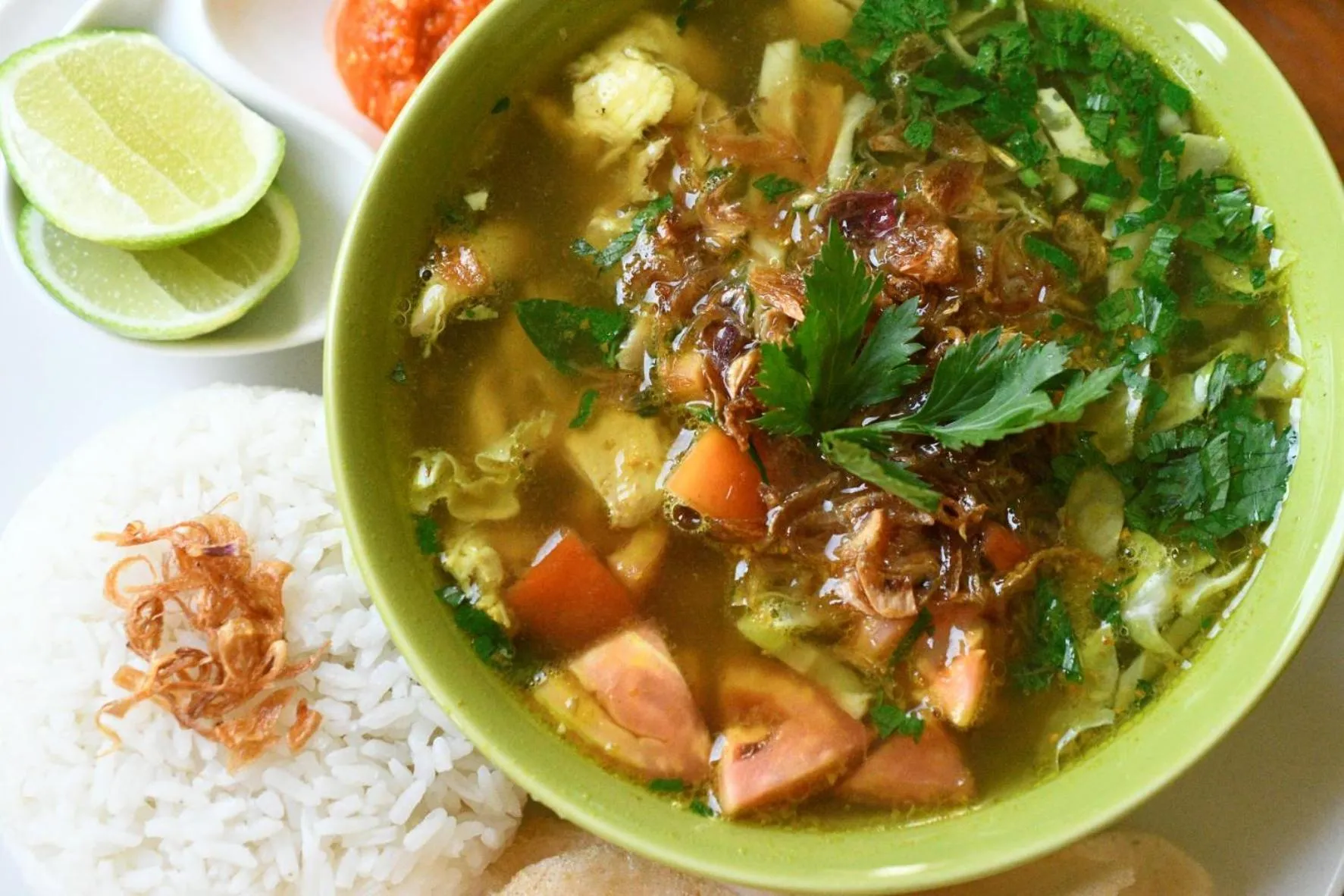 Food in Bruga Villas Restaurant and Spa