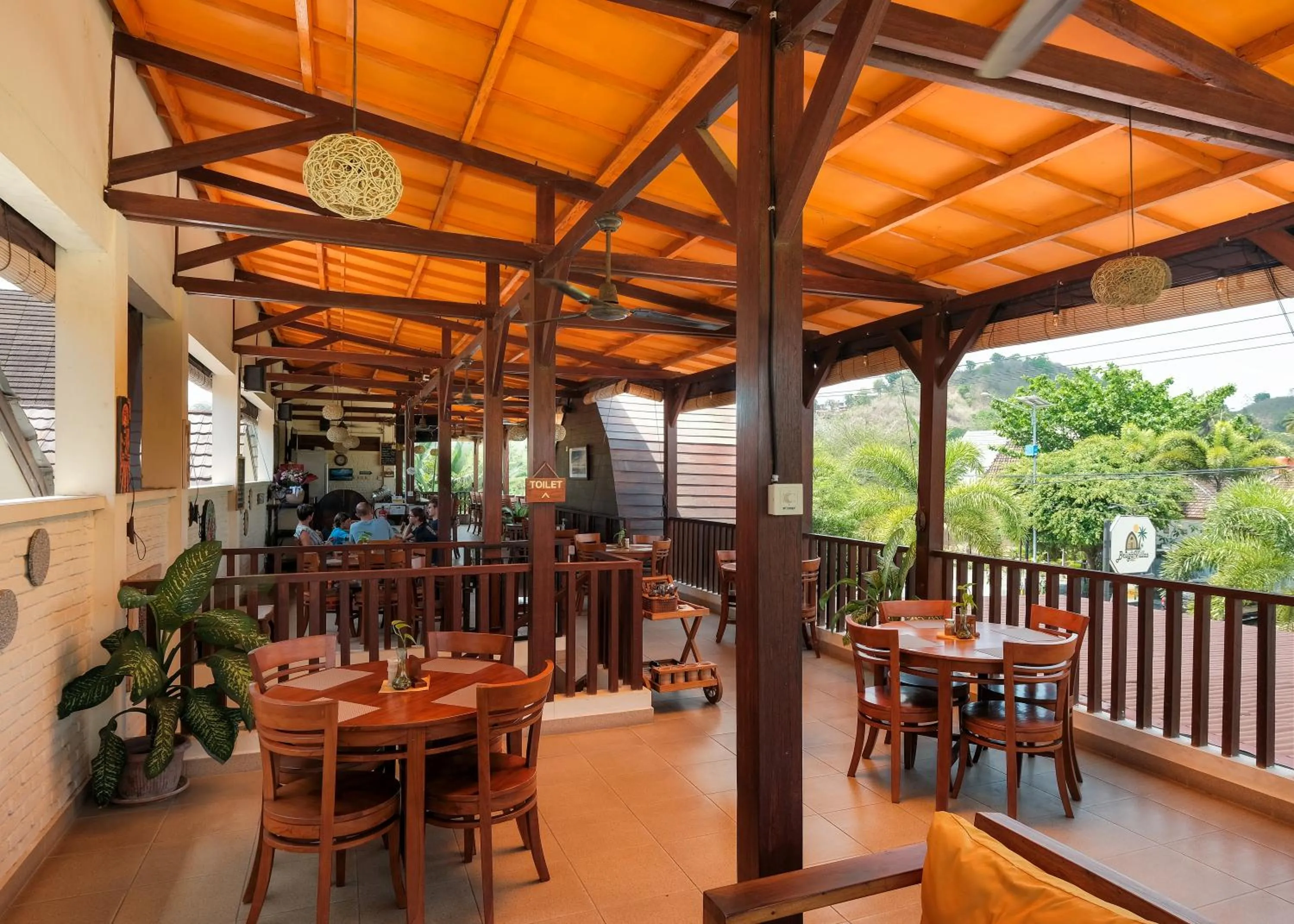 Restaurant/places to eat in Bruga Villas Restaurant and Spa