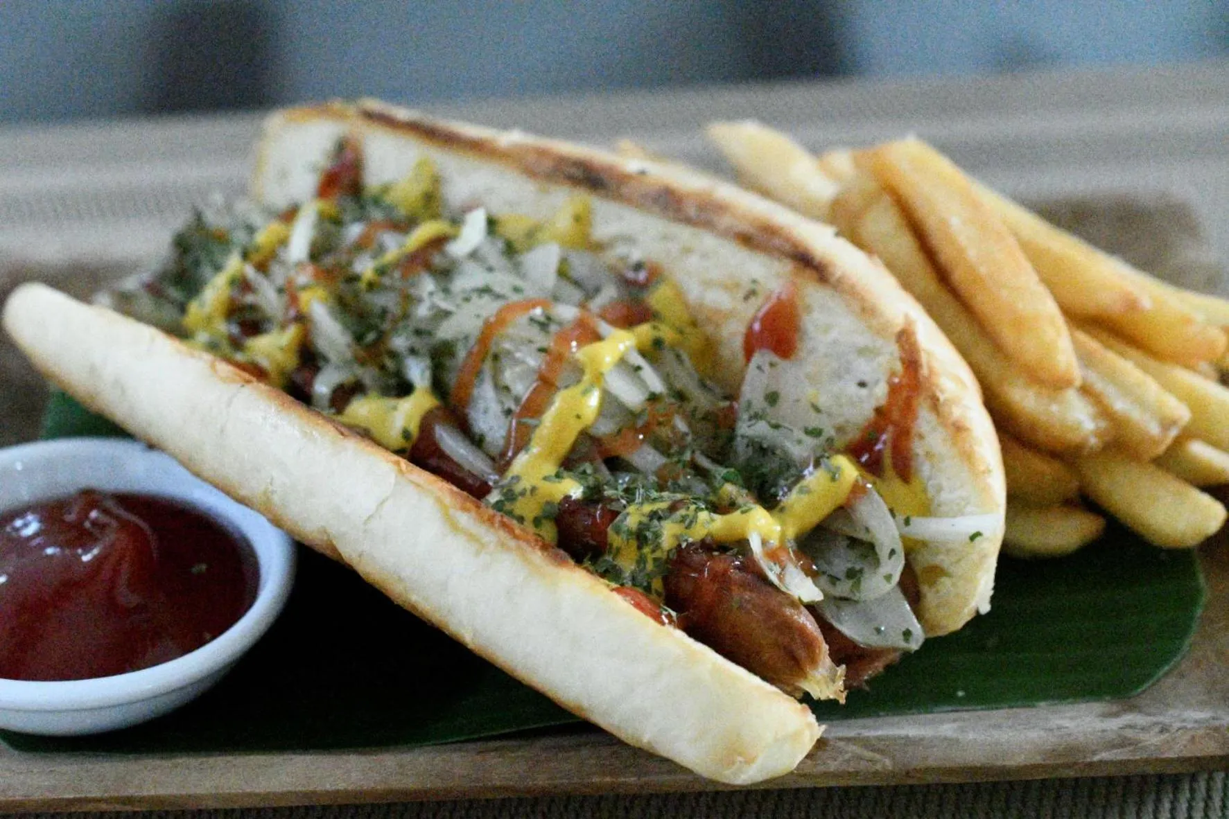 Food in Bruga Villas Restaurant and Spa