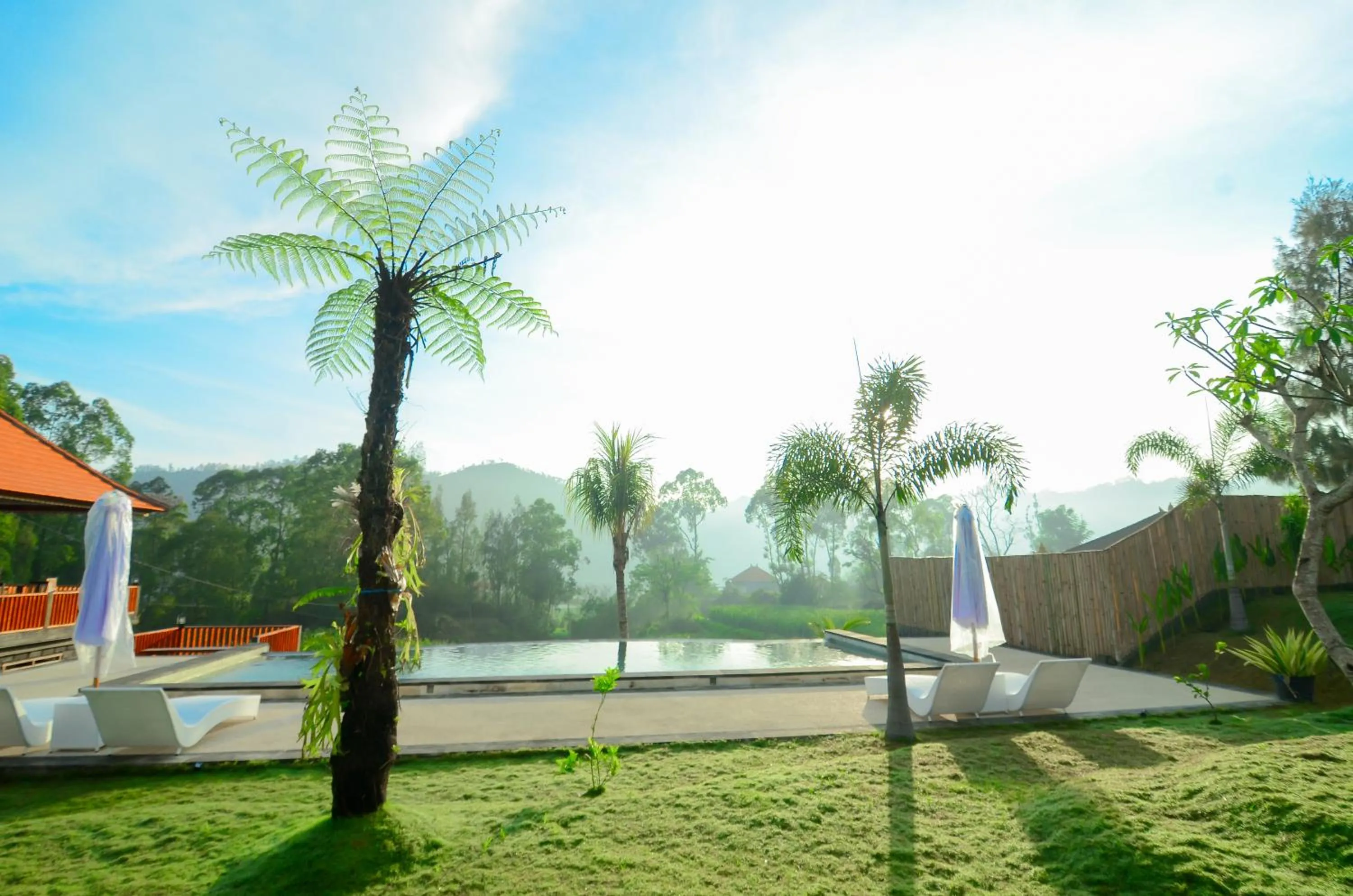 Garden in Mount Batur Villa