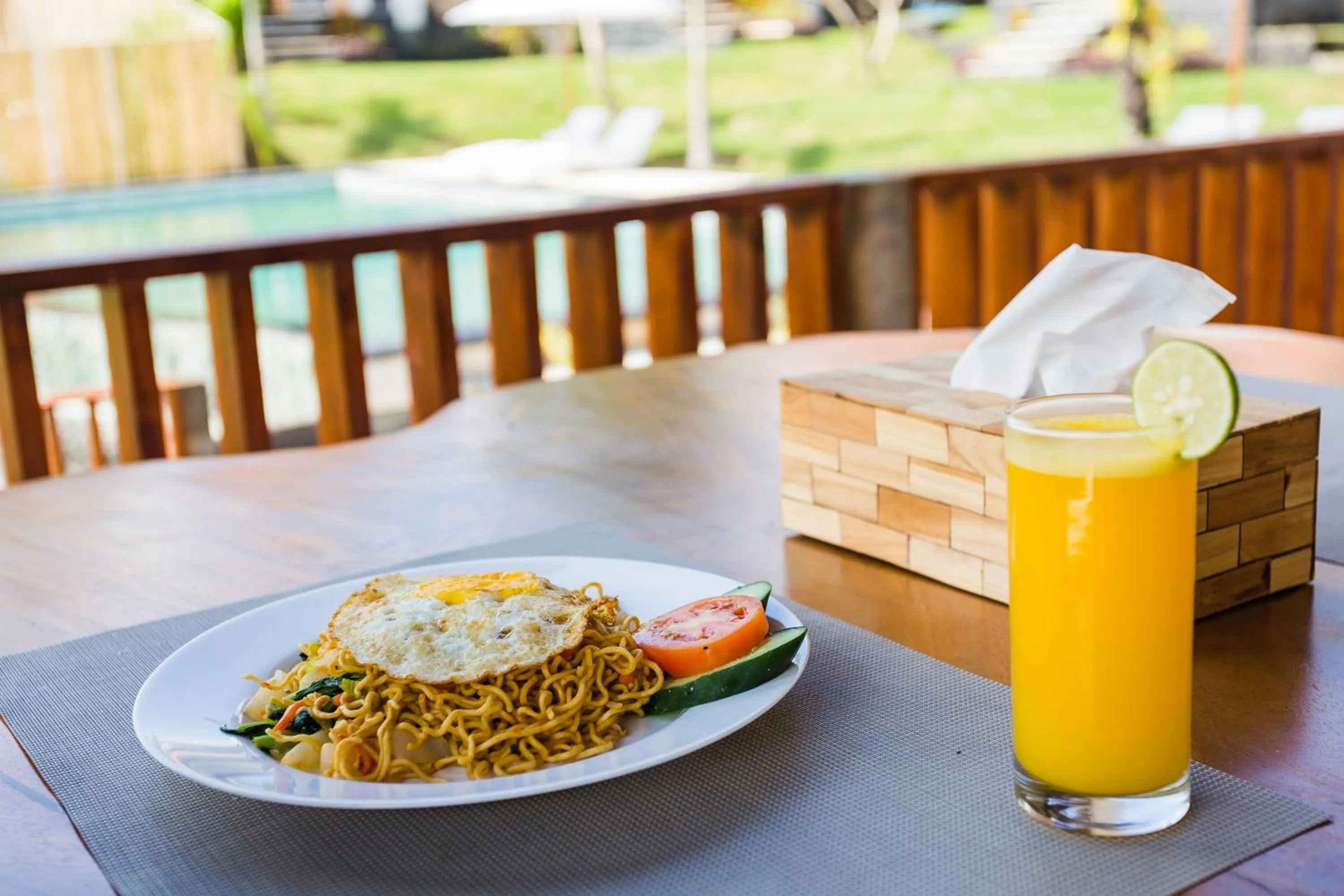 Food and drinks in Mount Batur Villa