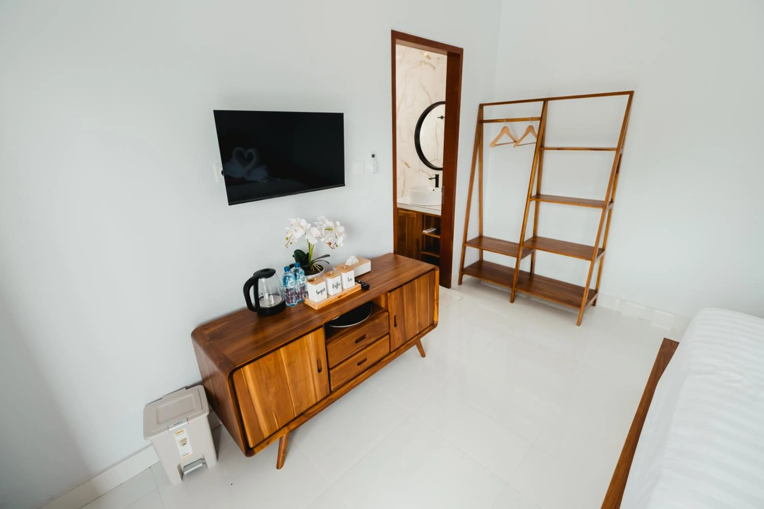 Bed in Mount Batur Villa