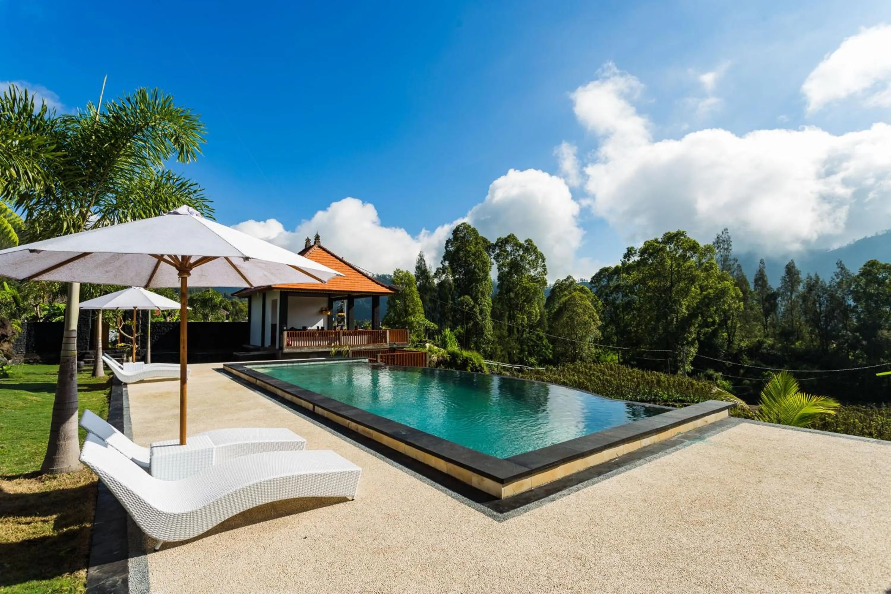 Natural landscape in Mount Batur Villa