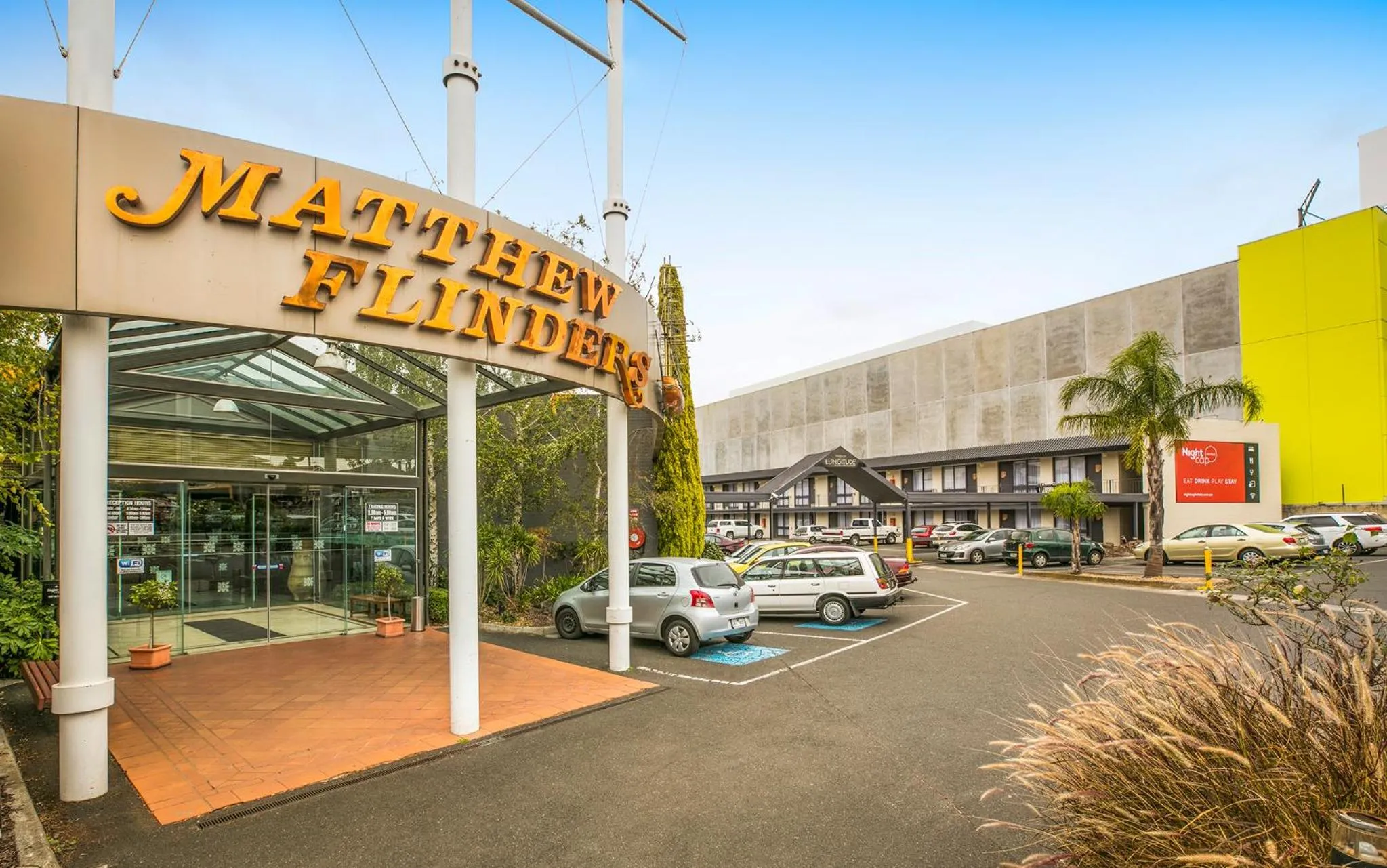 Facade/entrance in Nightcap at Matthew Flinders Hotel