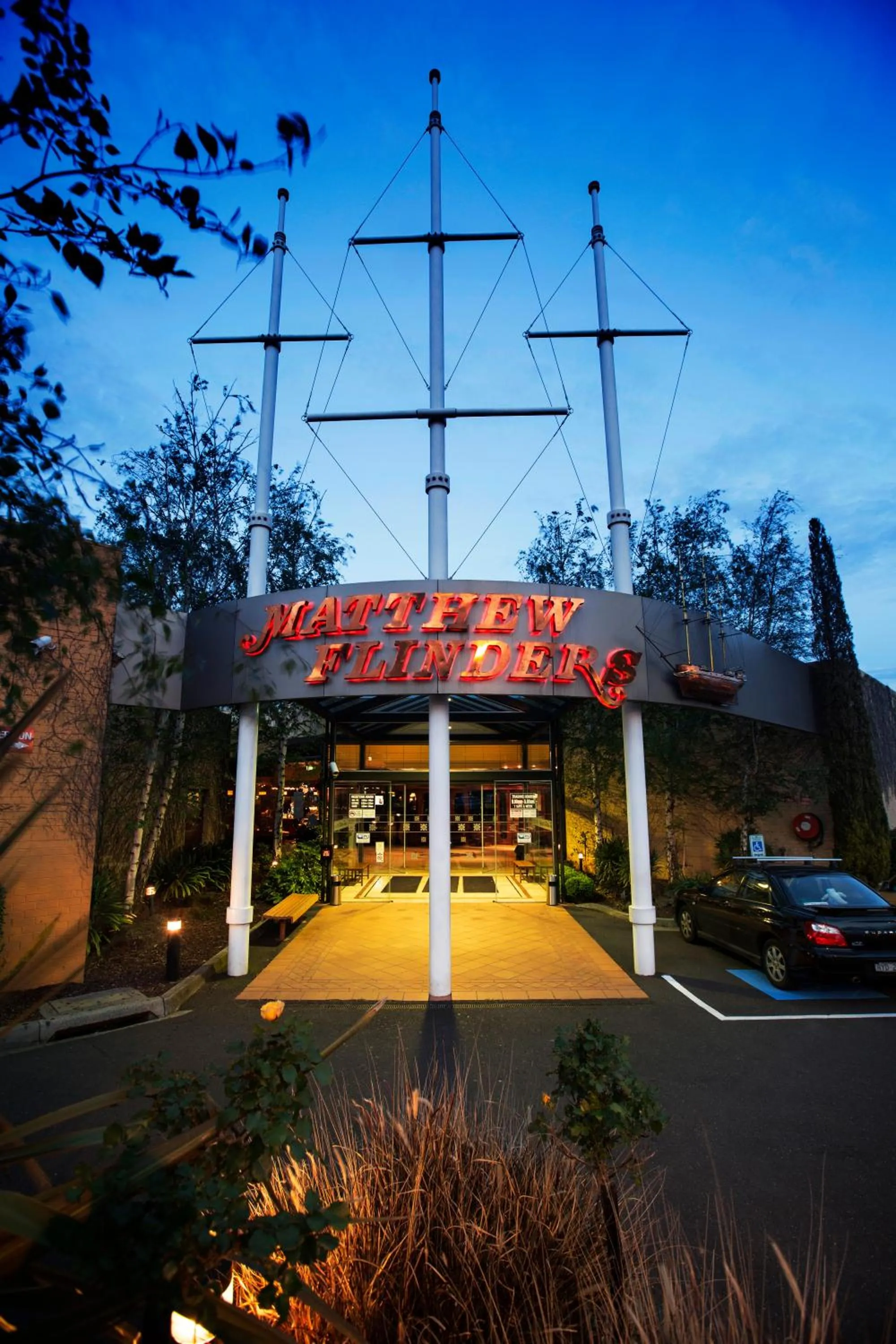 Facade/entrance in Nightcap at Matthew Flinders Hotel