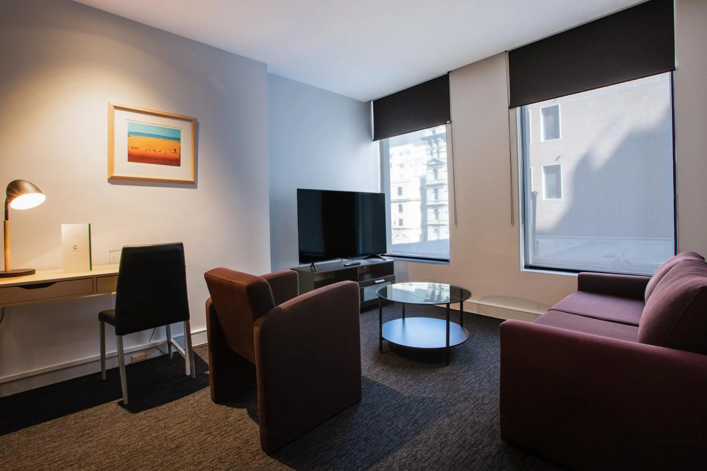 Living room in CitiClub Hotel Melbourne