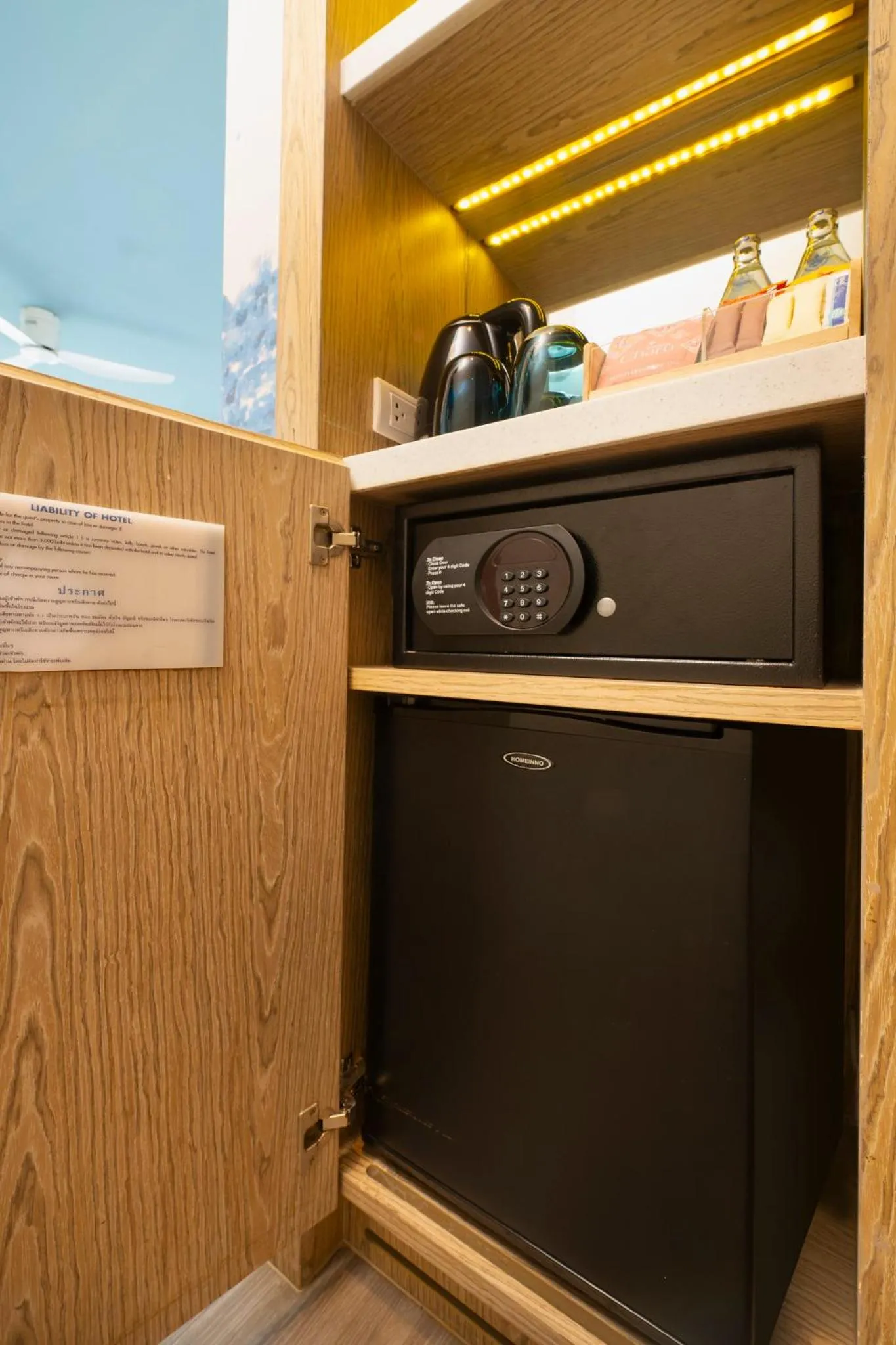 safe in OZO North Pattaya