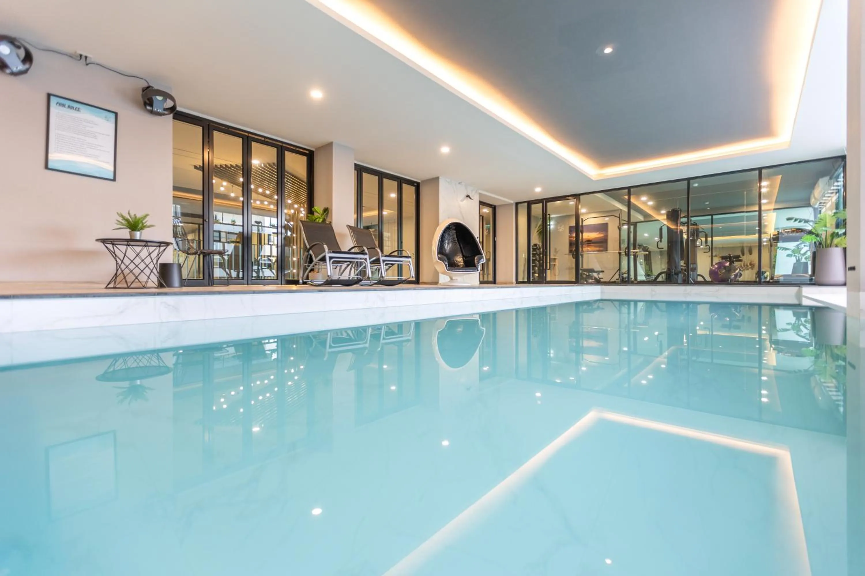 Swimming pool in 56 Hotel