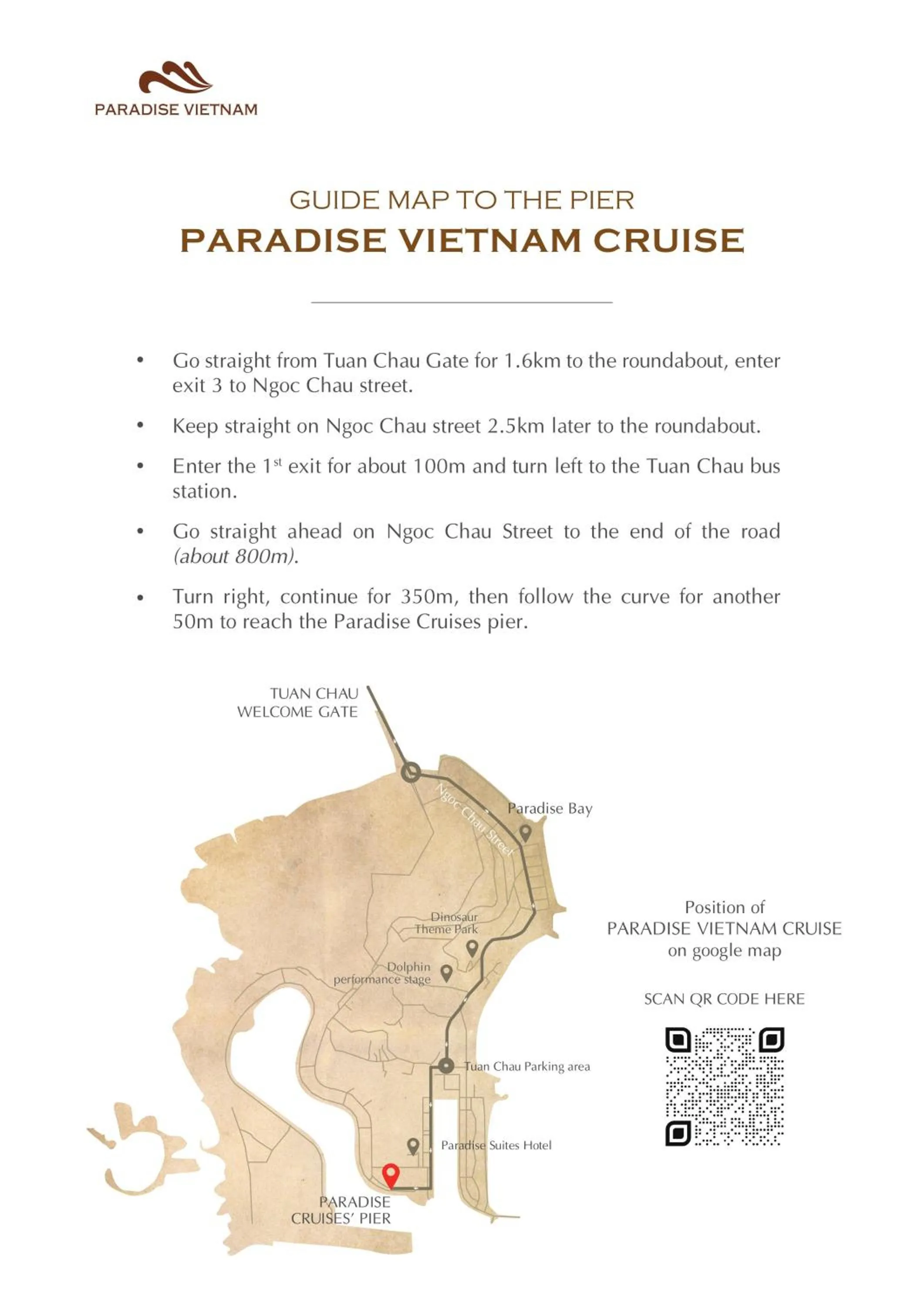 Location in Paradise Grand Cruise - Lan Ha Bay