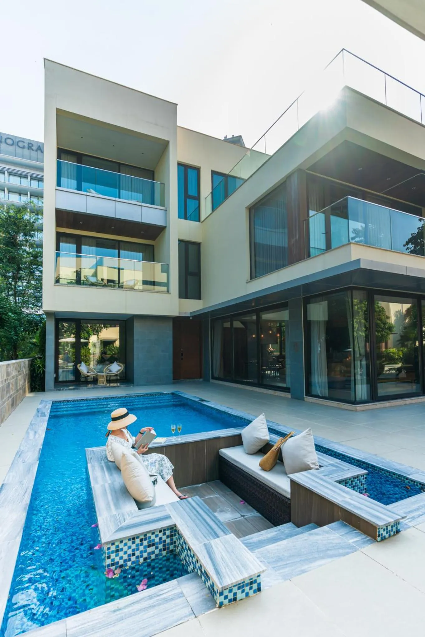 Pool view in The Five Villas & Resort Quangnam - Danang