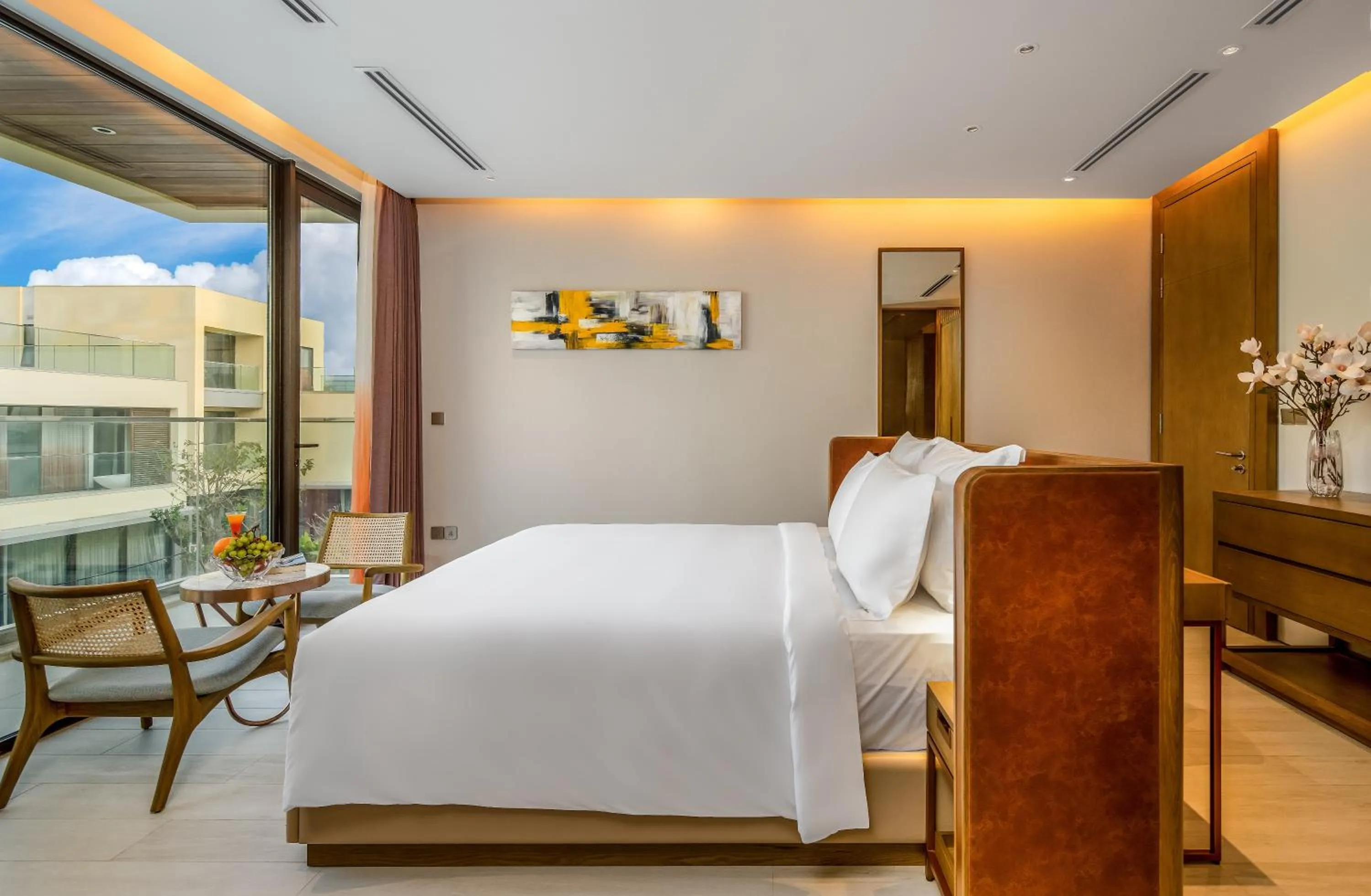 Bed in The Five Villas & Resort Quangnam - Danang