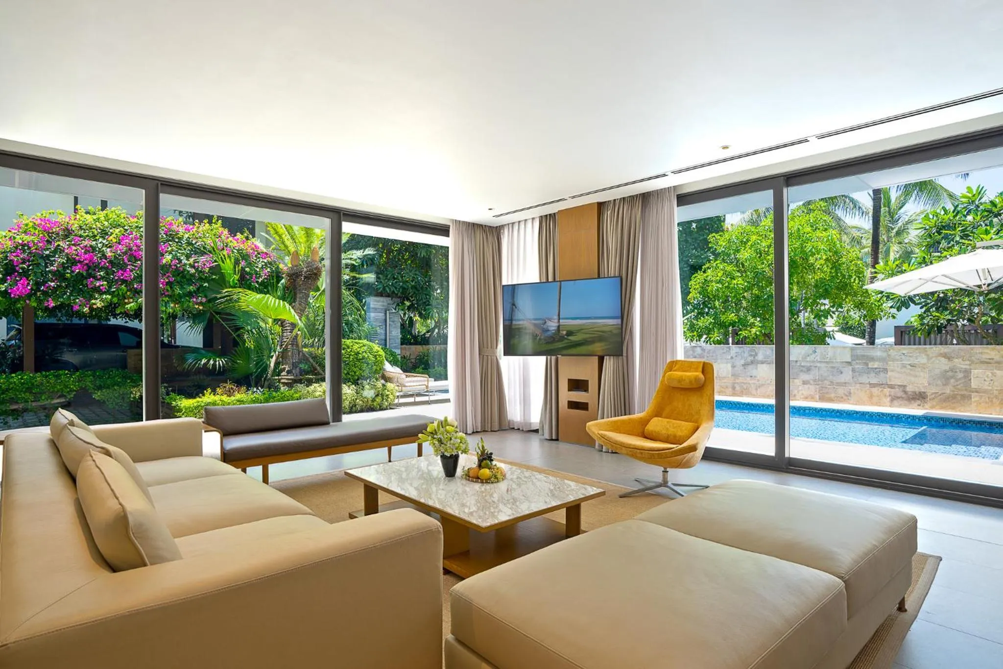 Living room in The Five Villas & Resort Quangnam - Danang