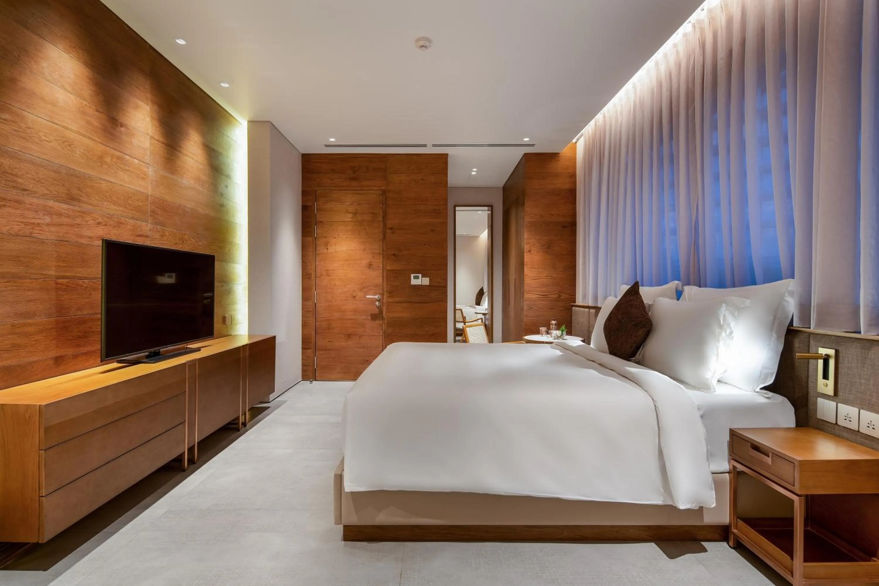 Bed in The Five Villas & Resort Quangnam - Danang