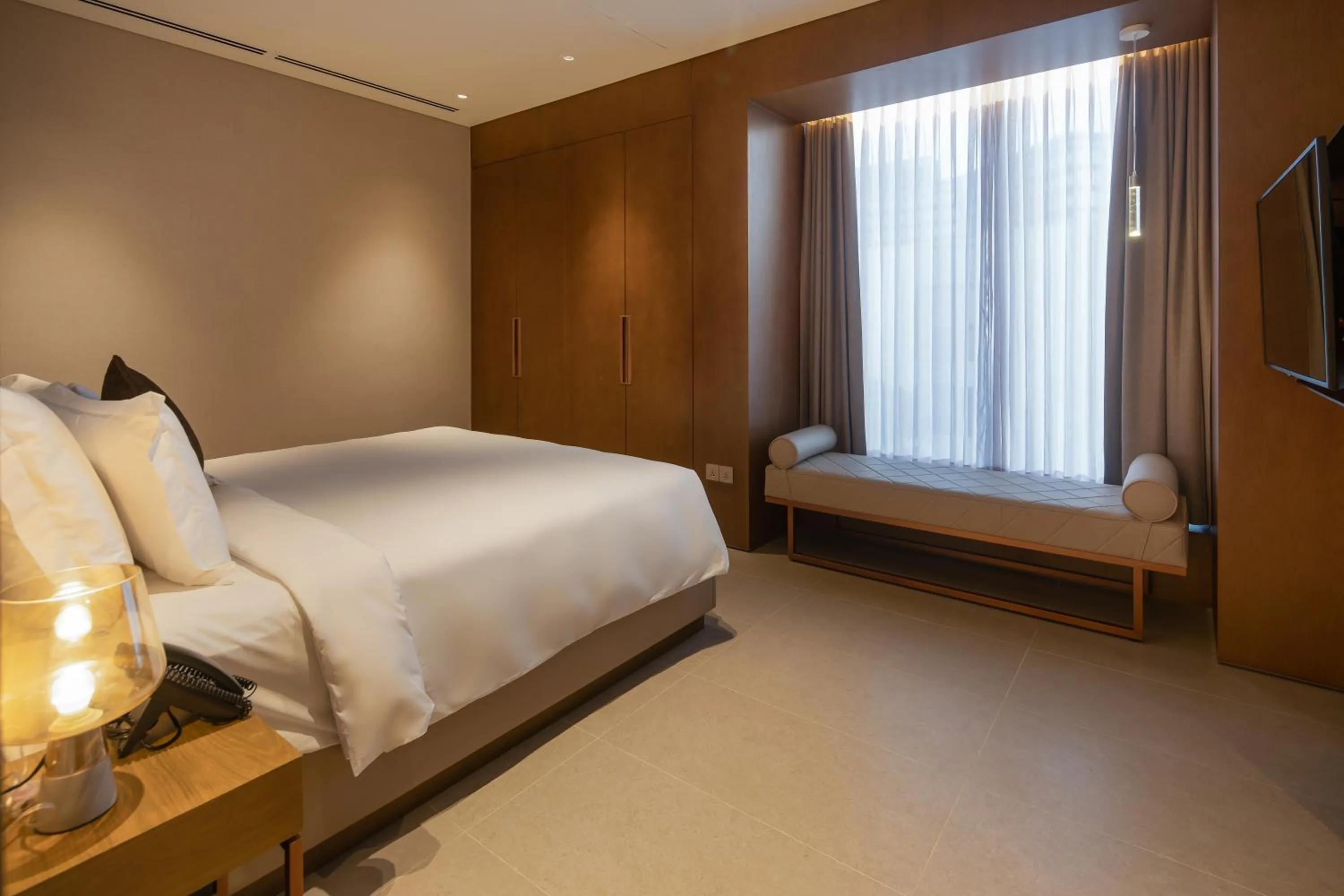 Bed in The Five Villas & Resort Quangnam - Danang