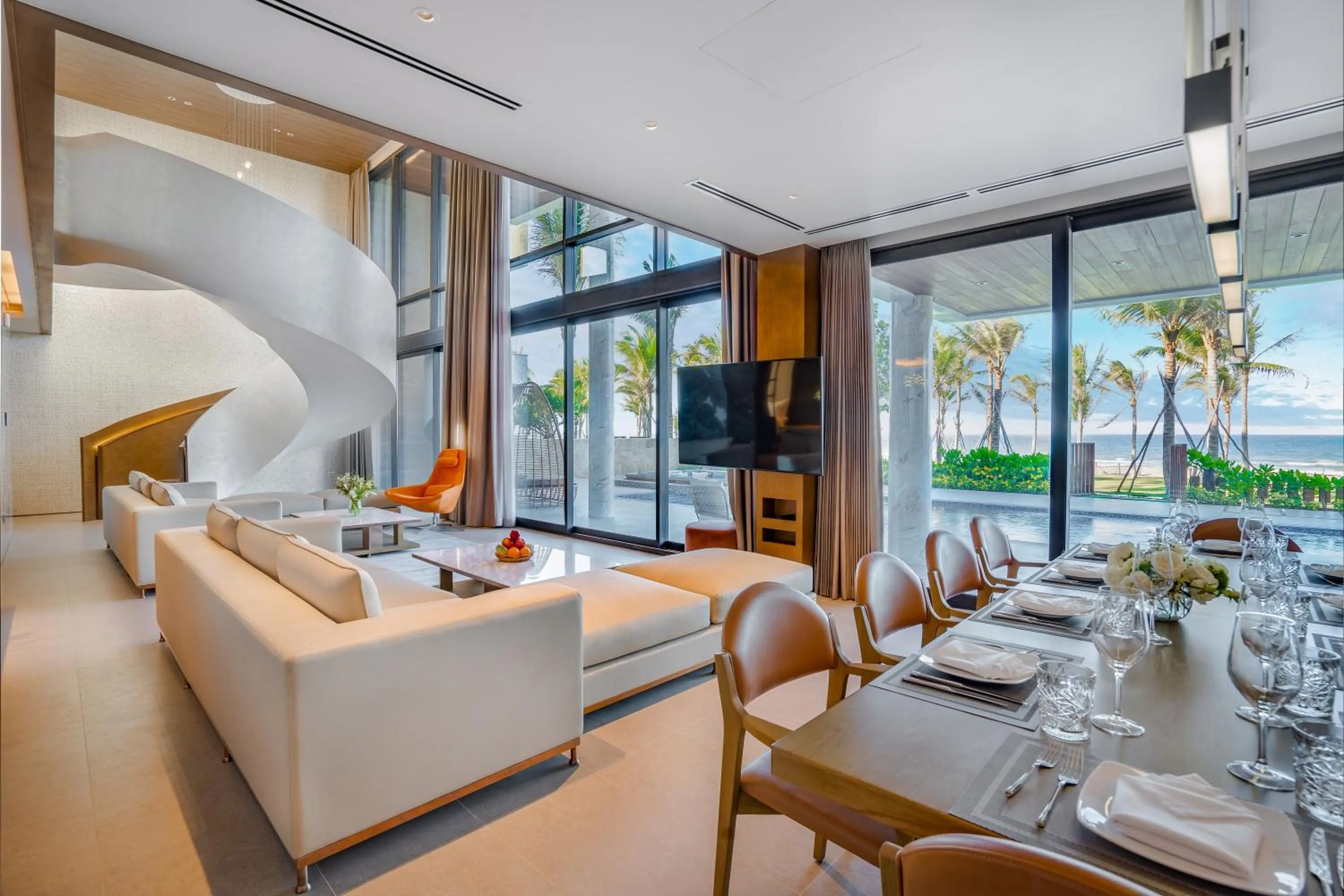 Living room in The Five Villas & Resort Quangnam - Danang