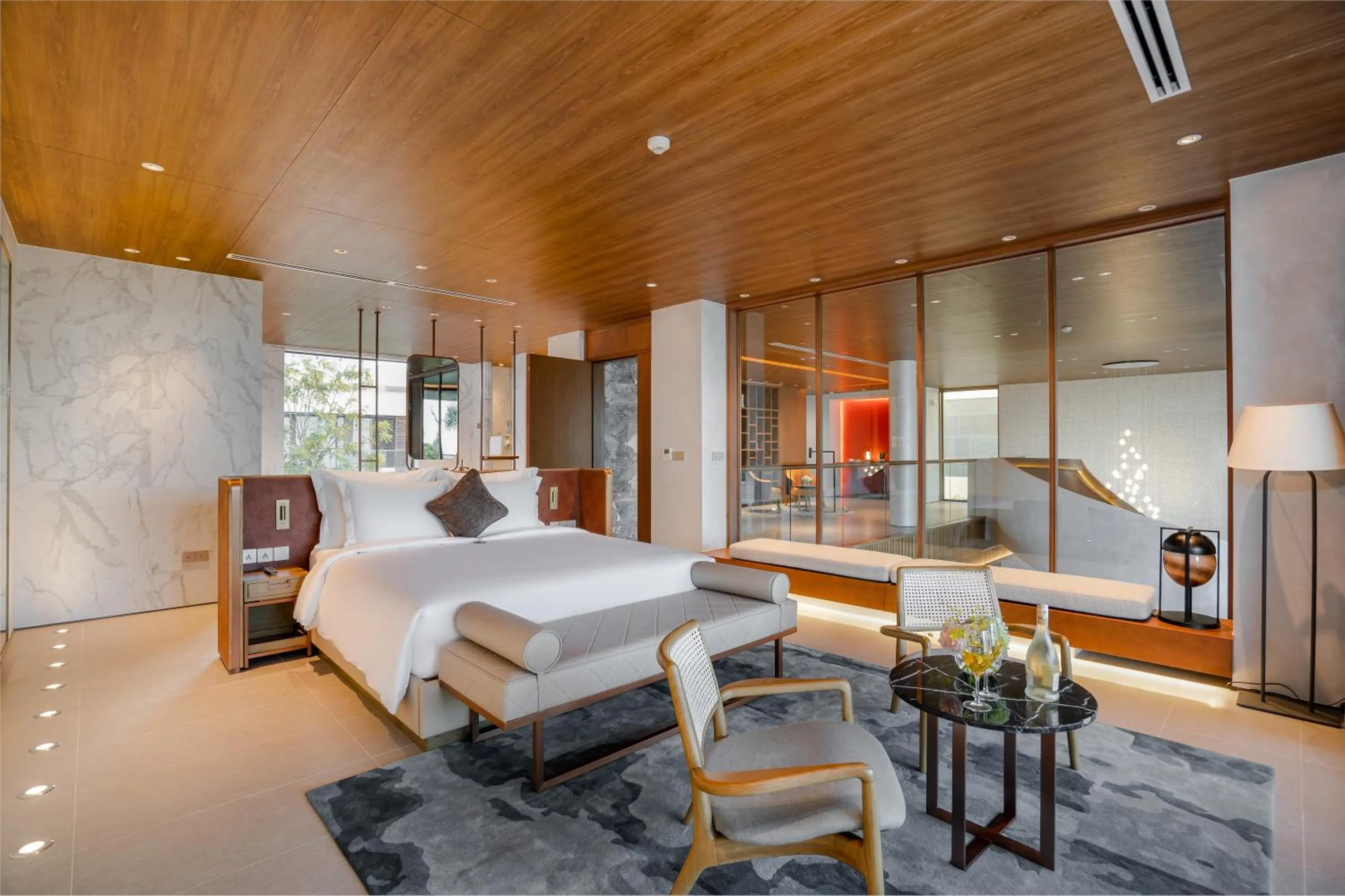 Bed in The Five Villas & Resort Quangnam - Danang