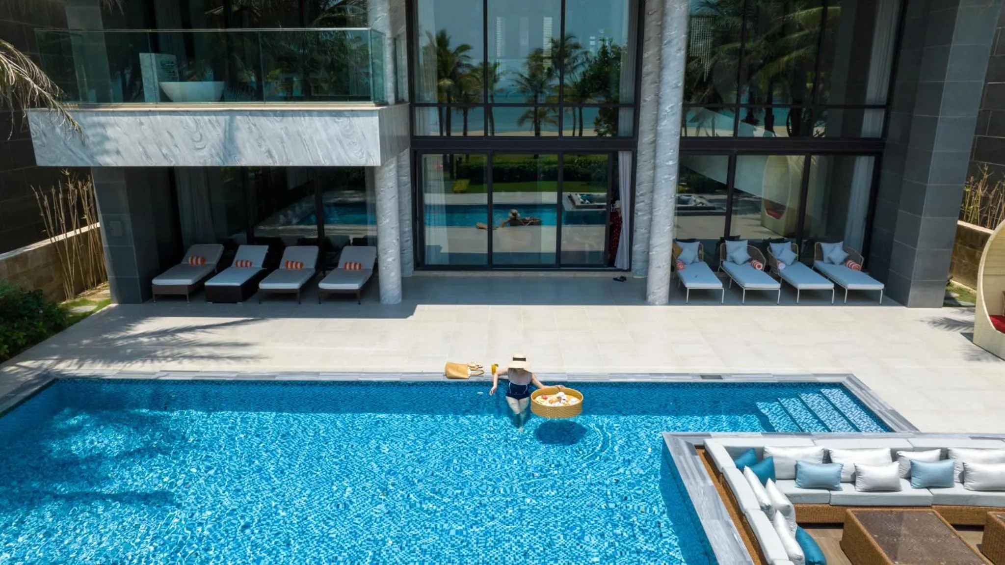 Pool view in The Five Villas & Resort Quangnam - Danang