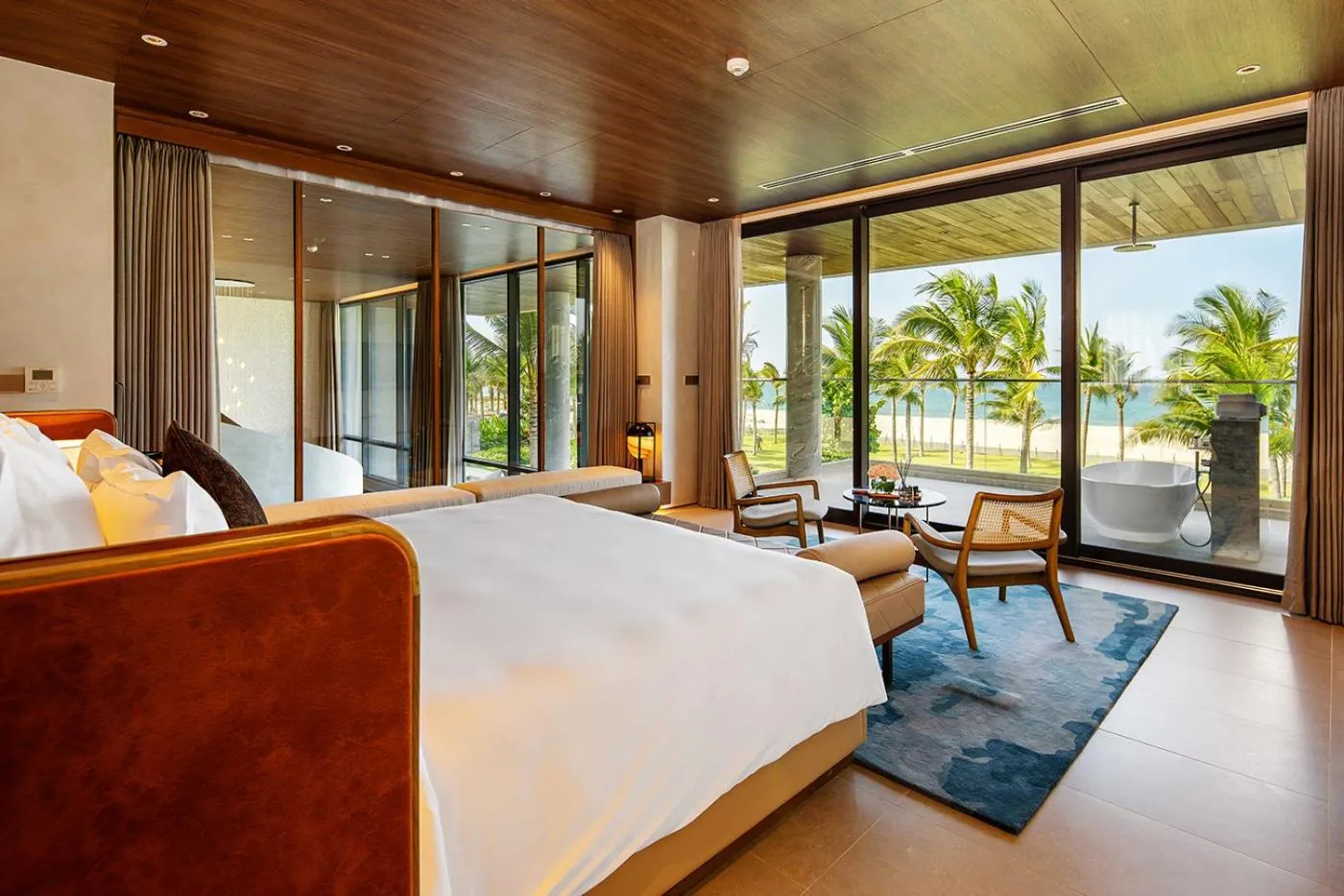 Bed in The Five Villas & Resort Quangnam - Danang