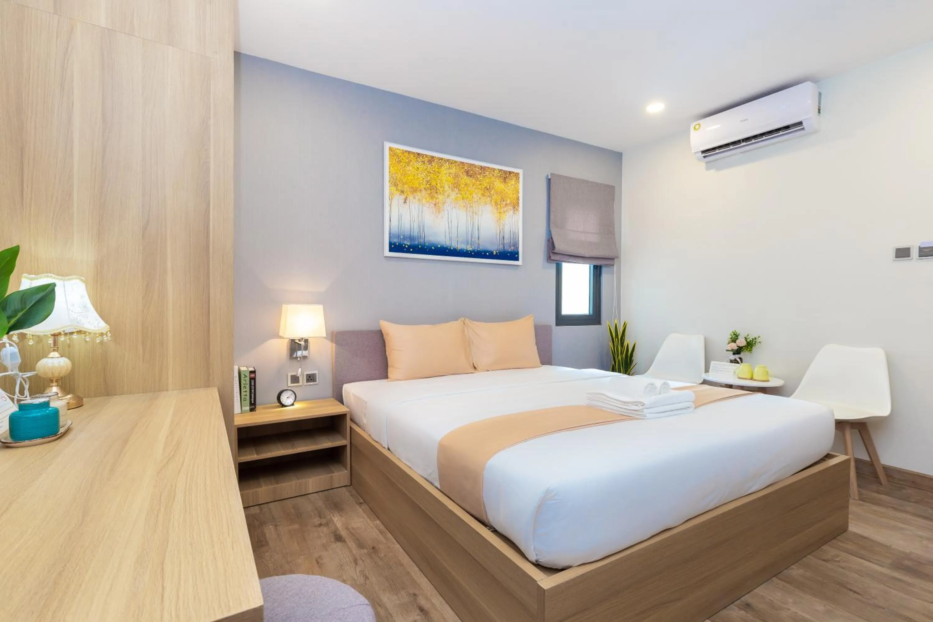 Bed in Cozrum Lux Hotel