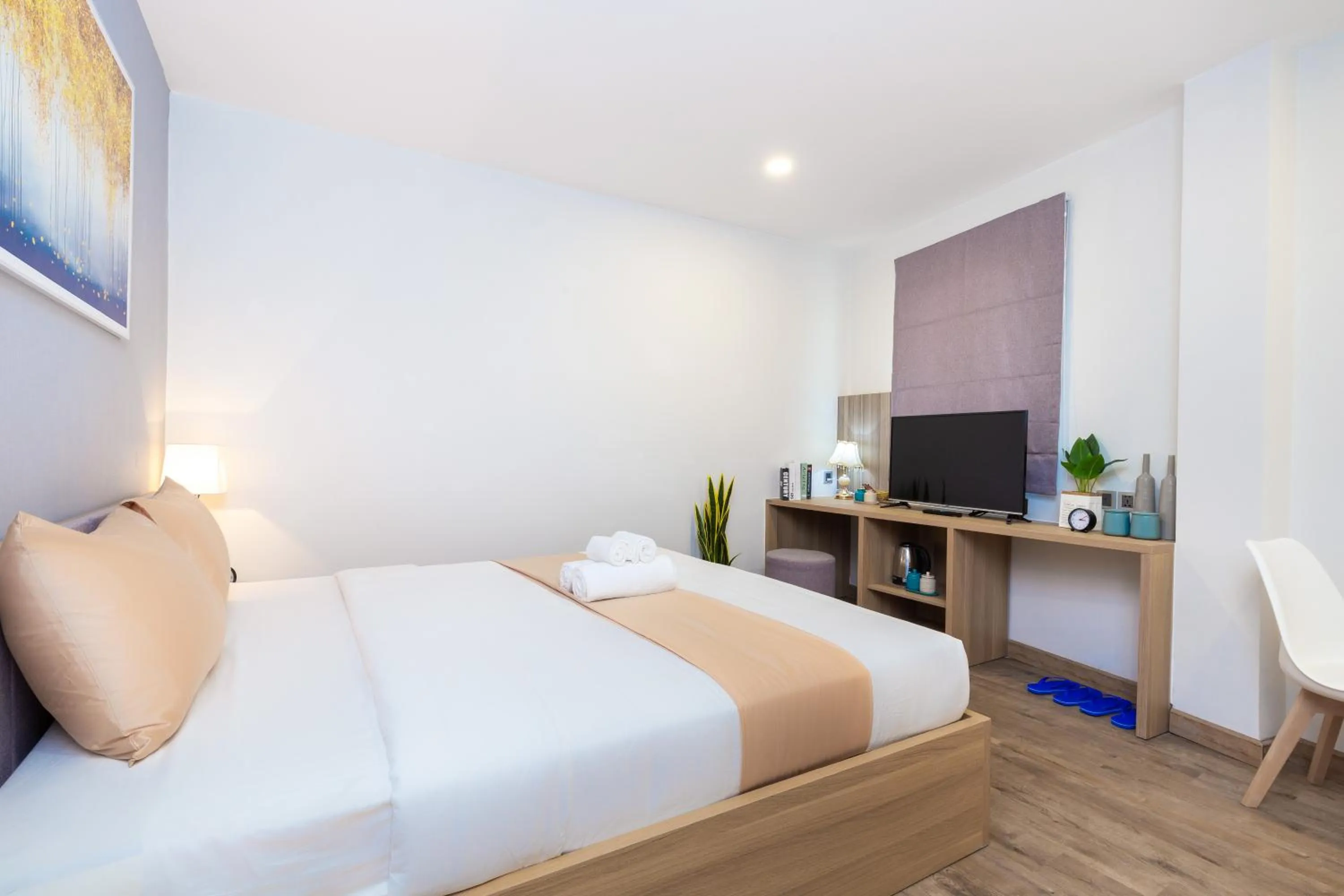 Bed in Cozrum Lux Hotel