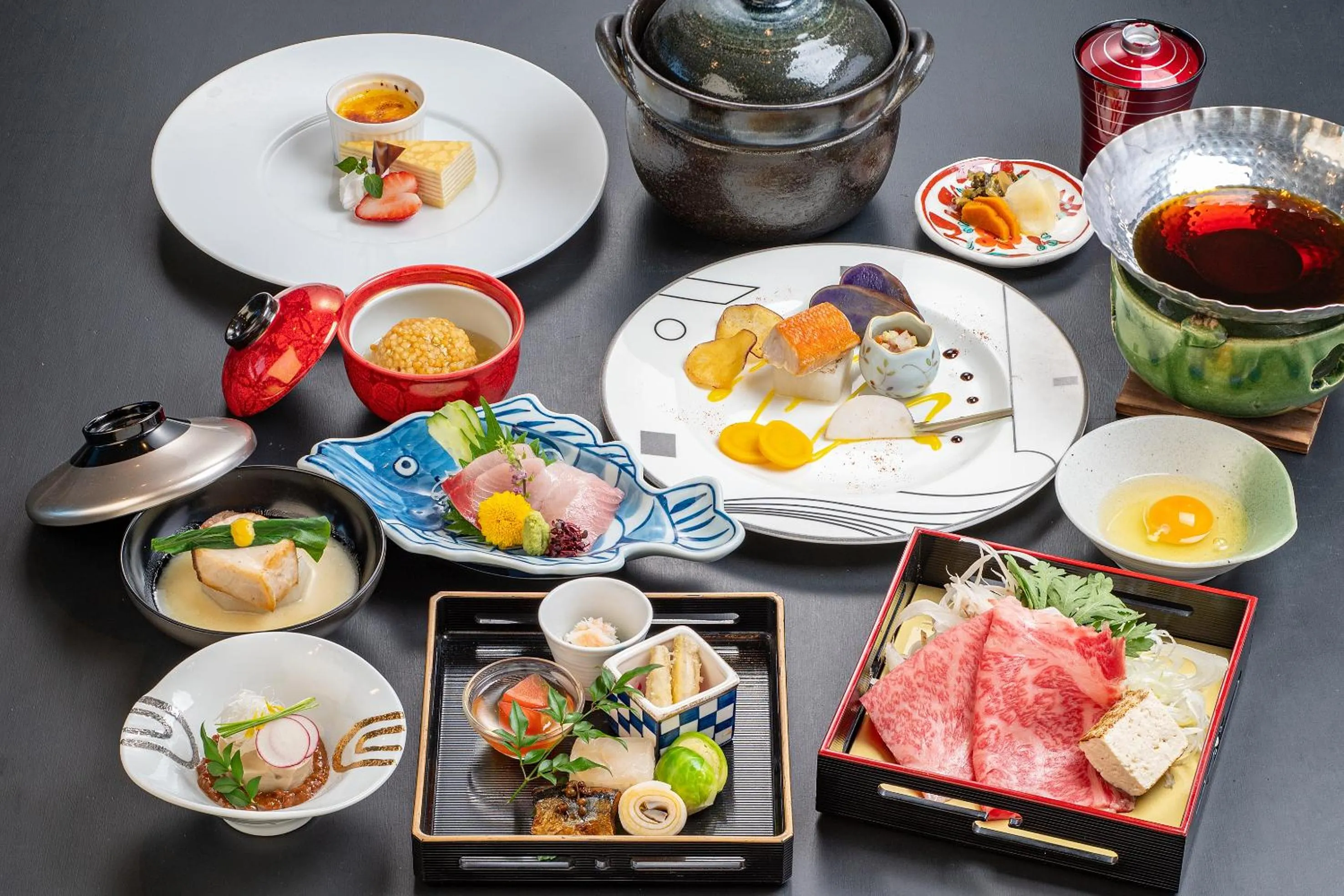 Dinner in Ishinoya Atami - TKP Hotels & Resorts