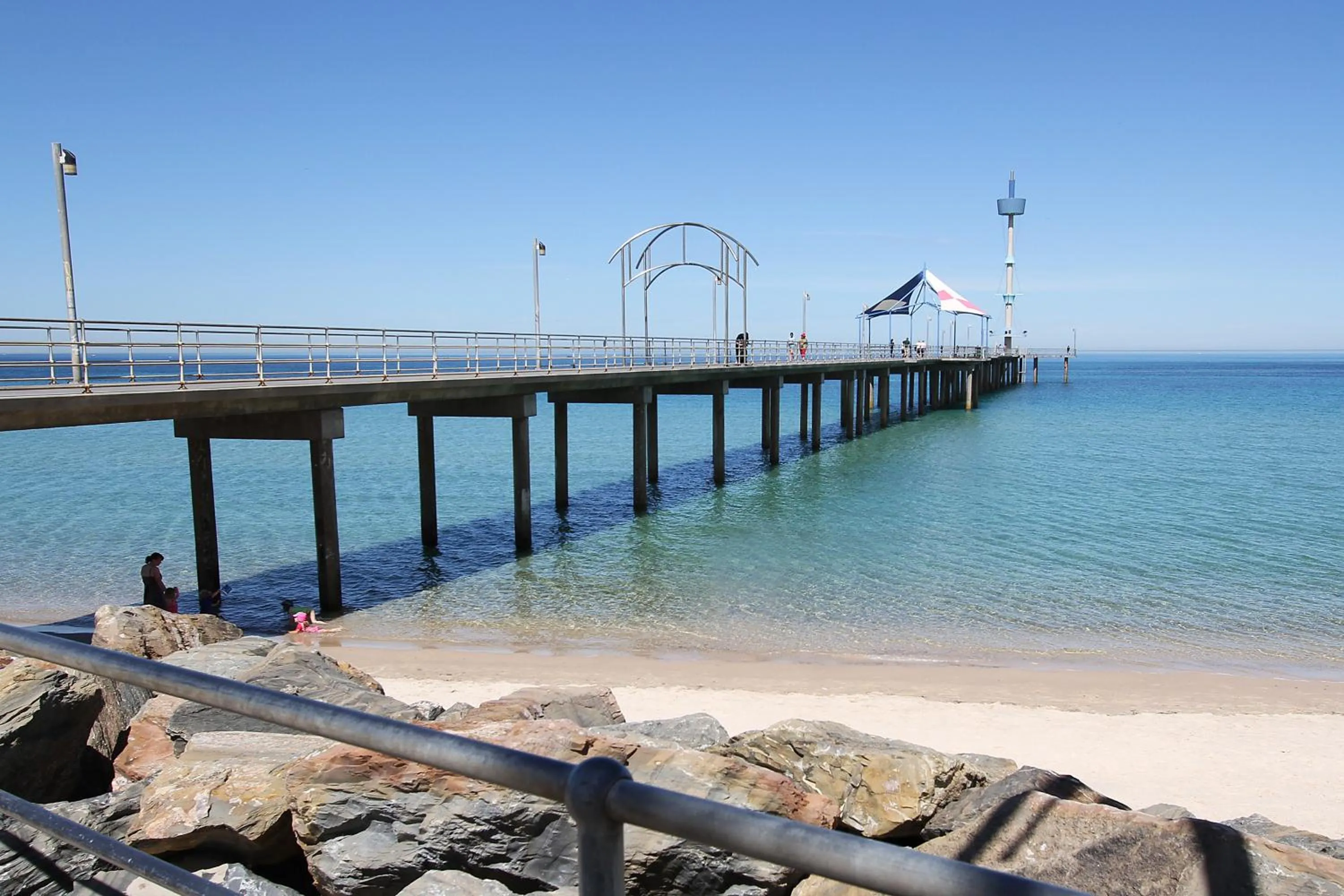 Beach in Esplanade Hotel Adelaide