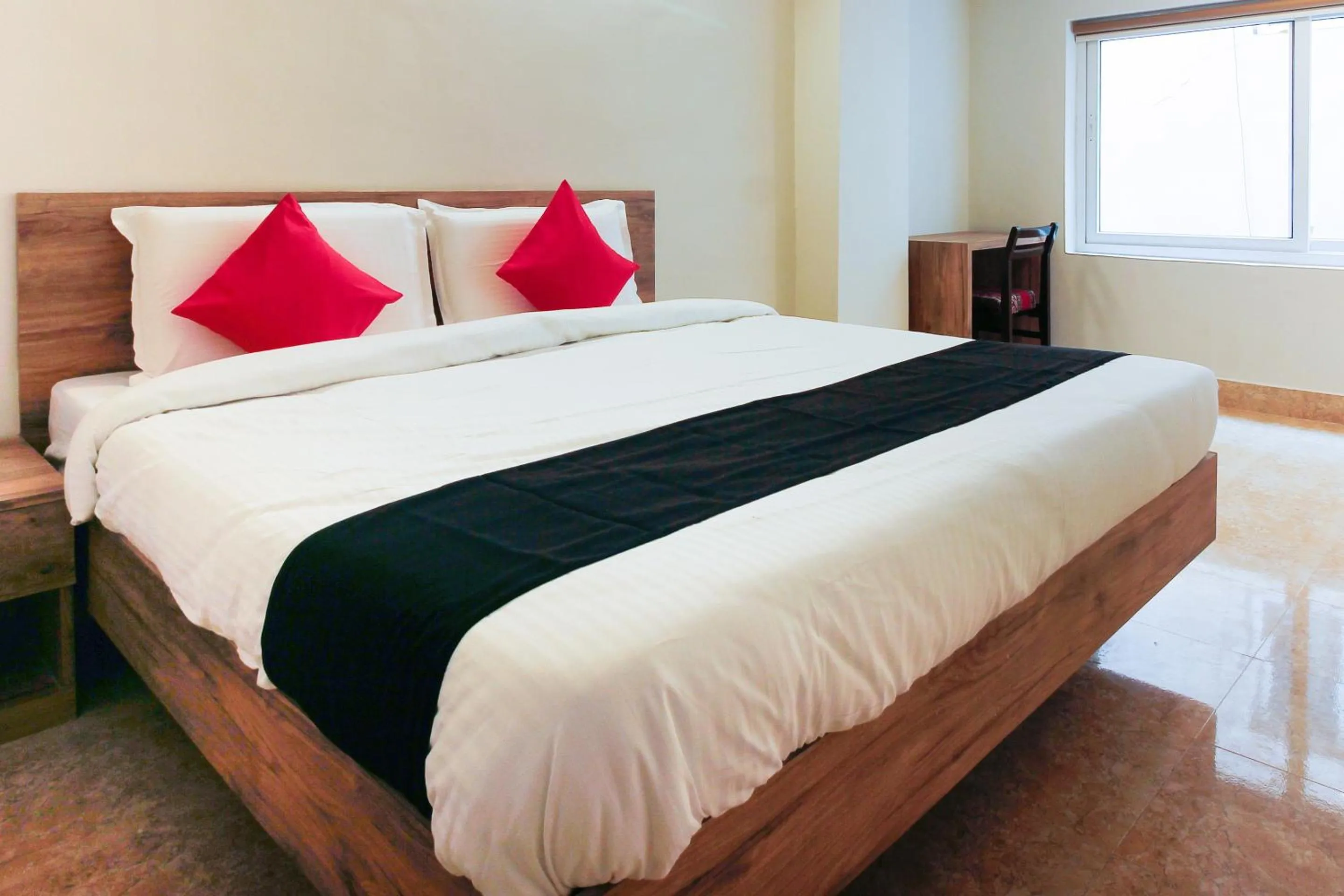 Bedroom, Bed in Capital O Sri Suprabhat Grand Near Kachiguda Railway Station