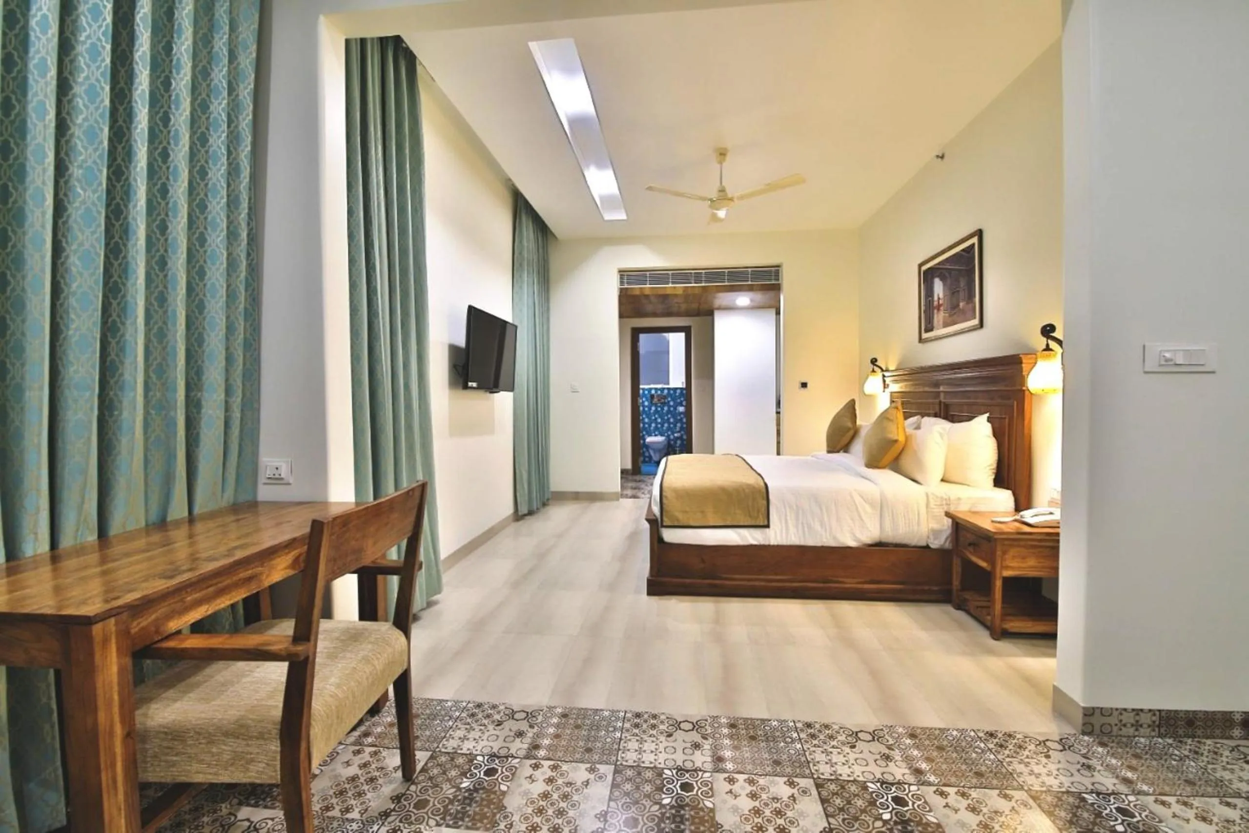 Bedroom in RUDRA VILAS - A Royal Heritage Hotel