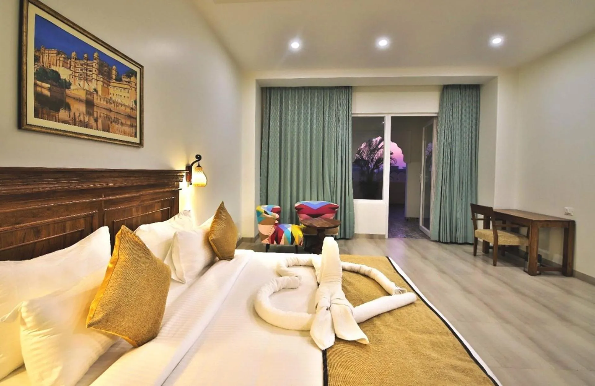 Bedroom in RUDRA VILAS - A Royal Heritage Hotel