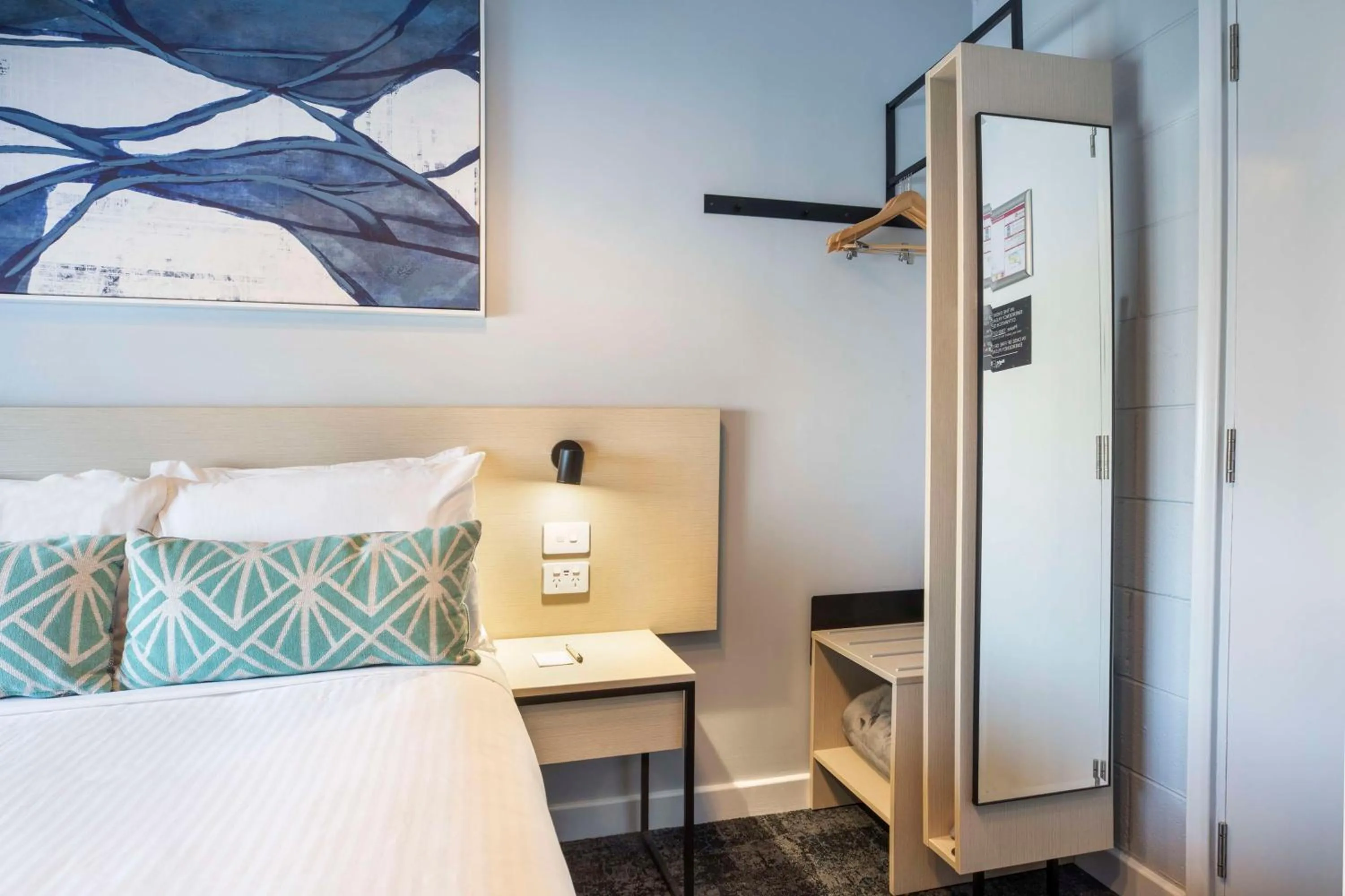 Bedroom, Bed in Nightcap at Rex Hotel