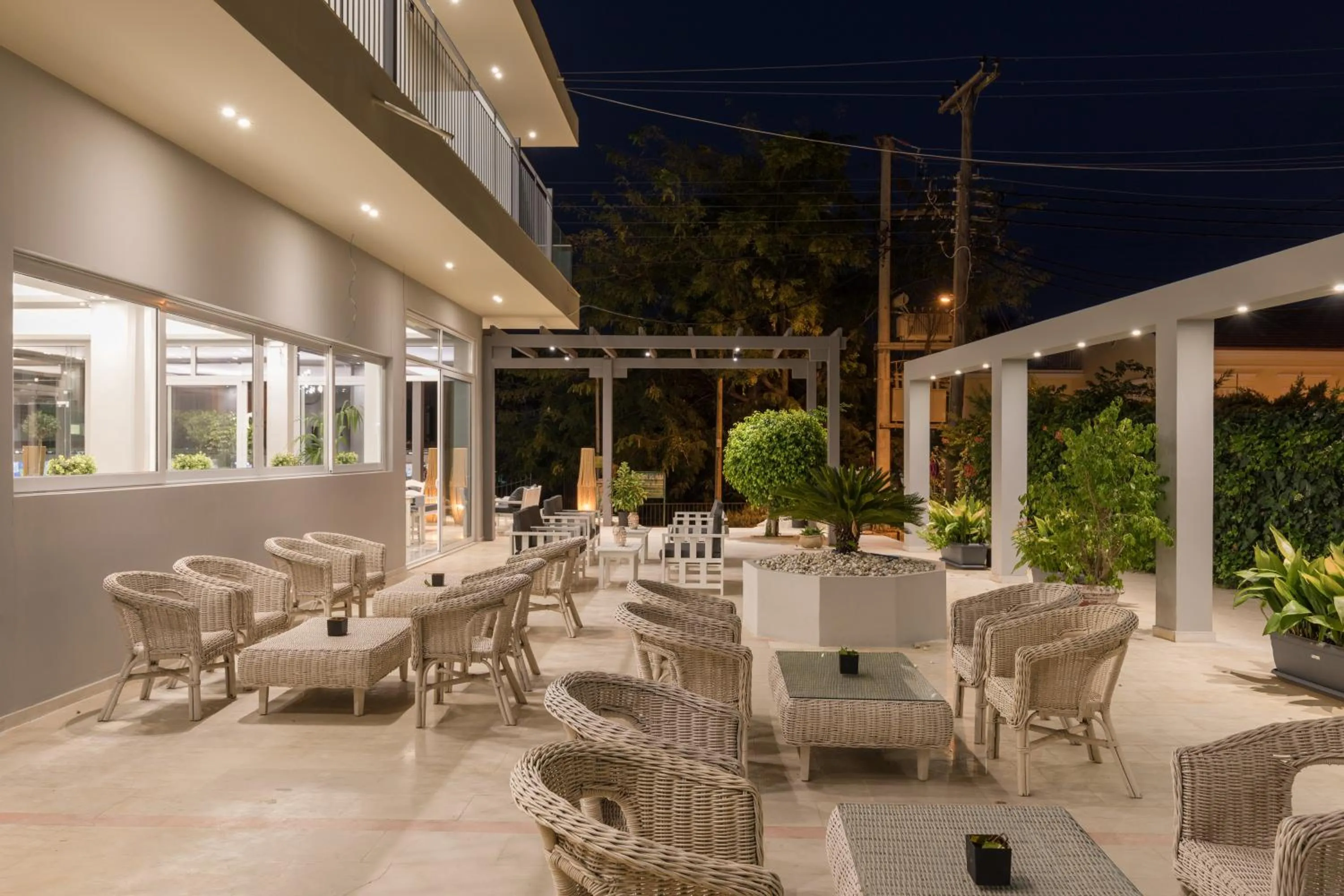 Patio in Melina Oasis Boutique Hotel