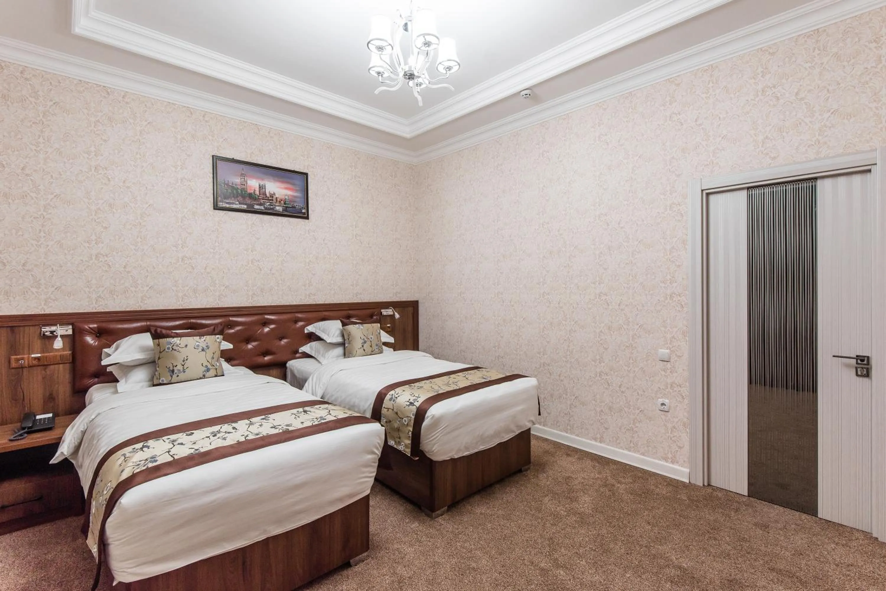 Bed in Michelin Hotel