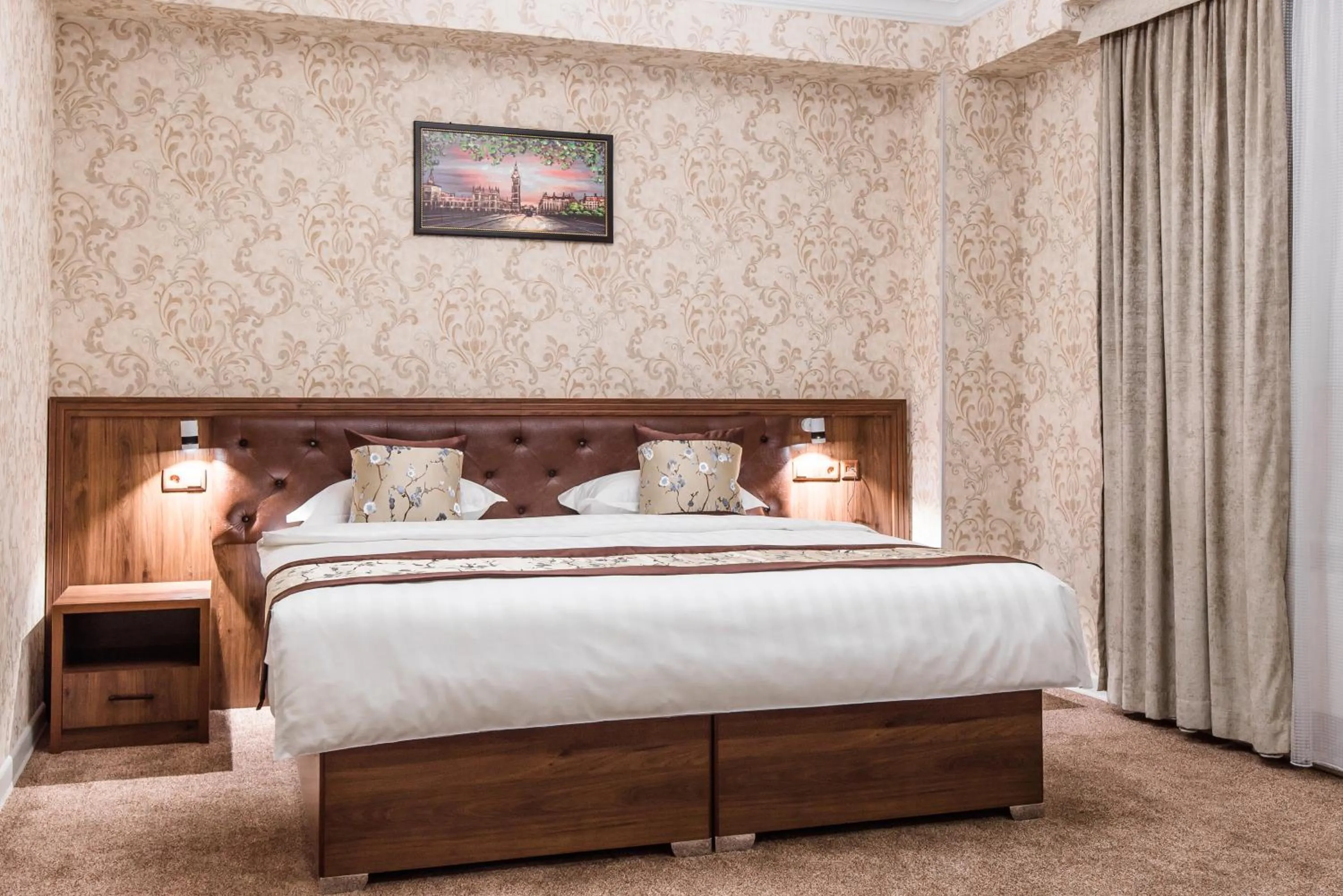 Bed in Michelin Hotel