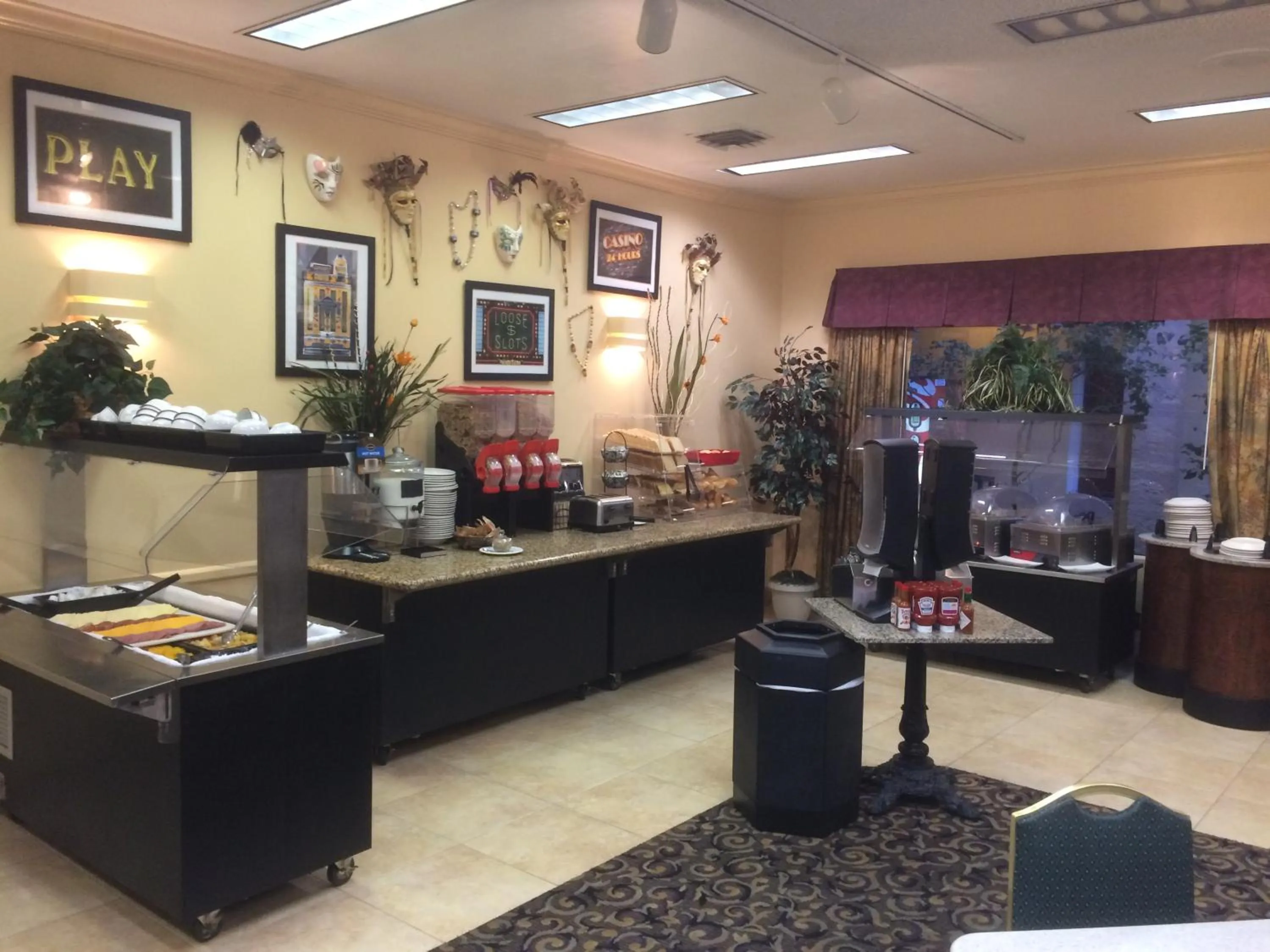 Buffet breakfast in Mardi Gras Hotel & Casino