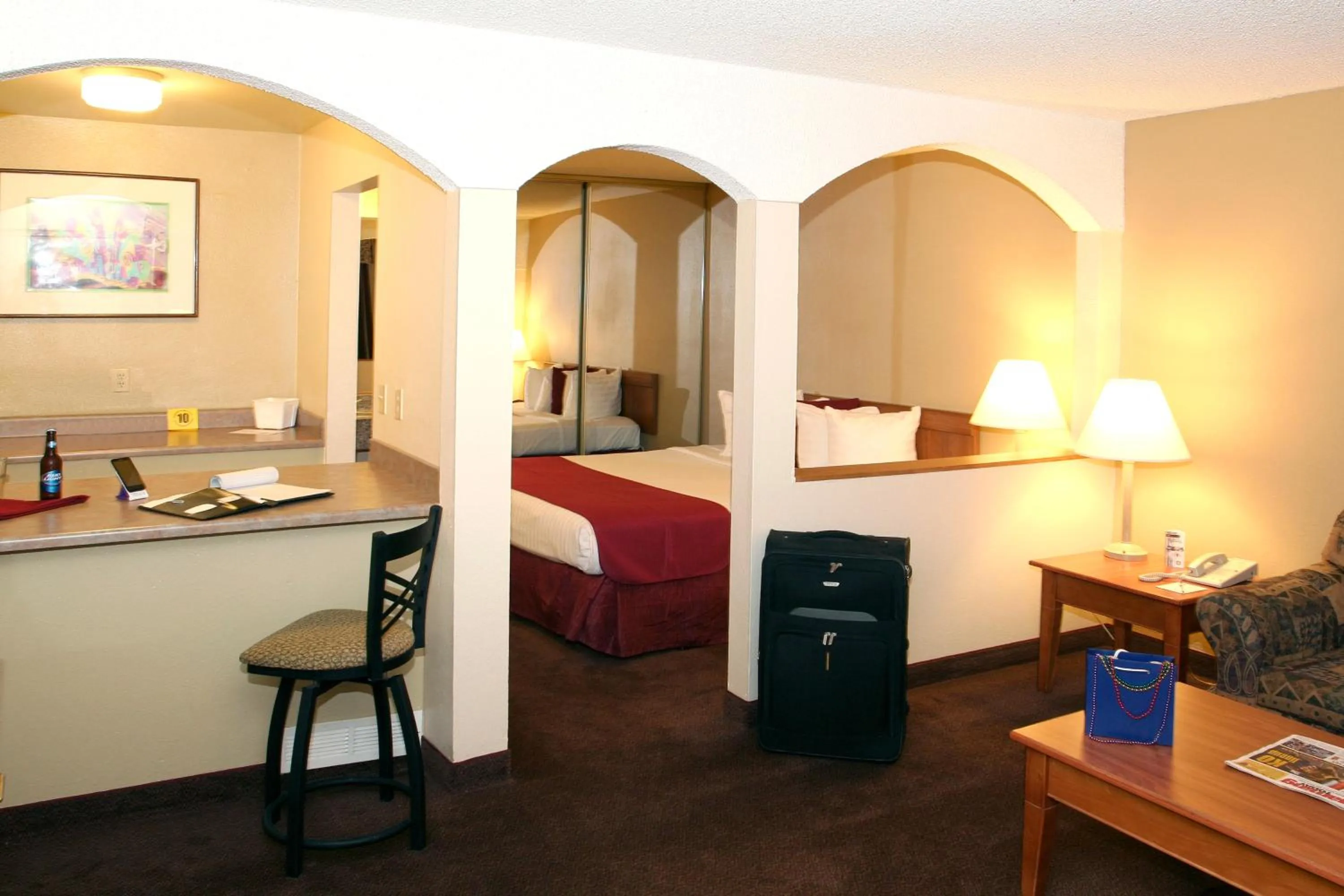 Photo of the whole room, Bed in Mardi Gras Hotel & Casino