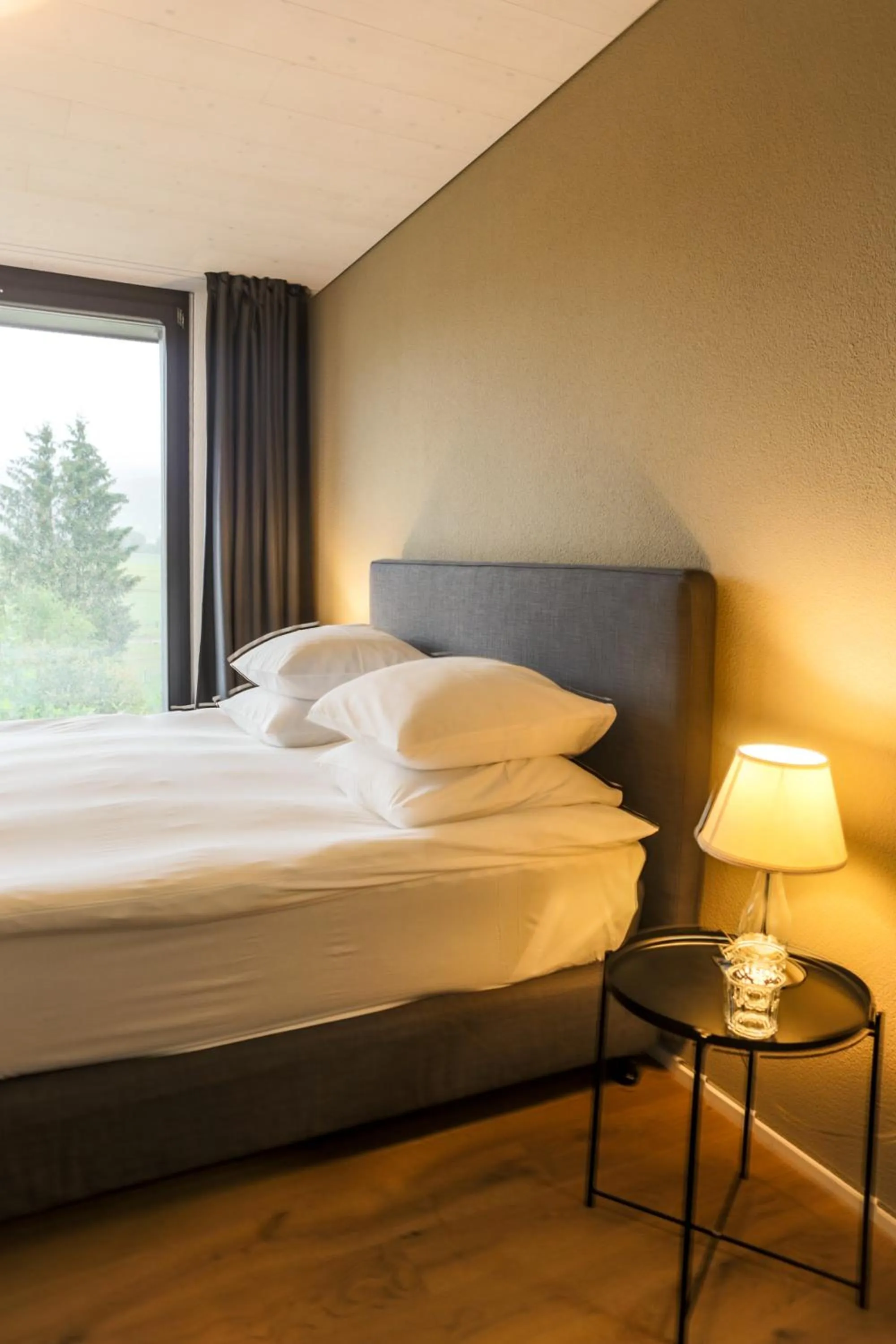 Bed in Hotel de l’Ours Preles