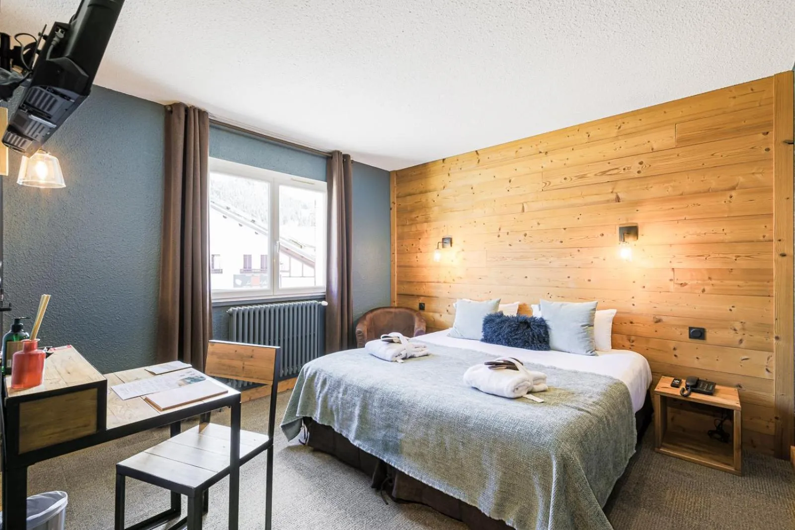 Bed in Hôtel et Spa les Clarines