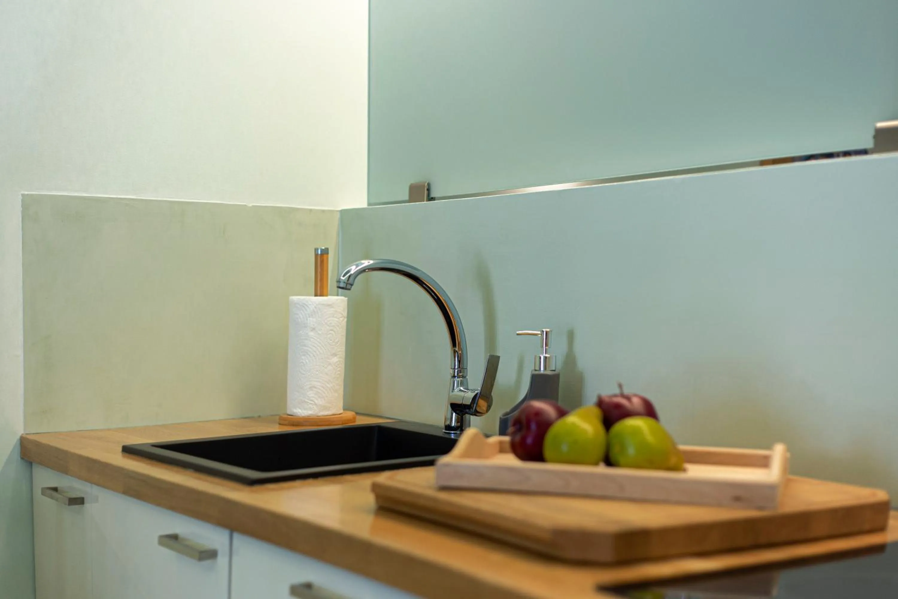 kitchen in Andros 4 All Seasons Villas & Suites